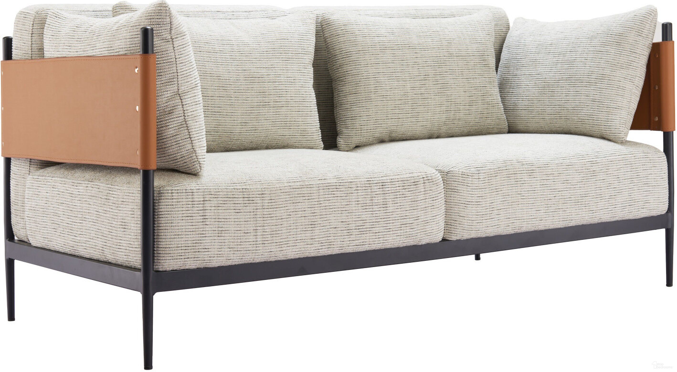 Stirbe Loveseat In Gray