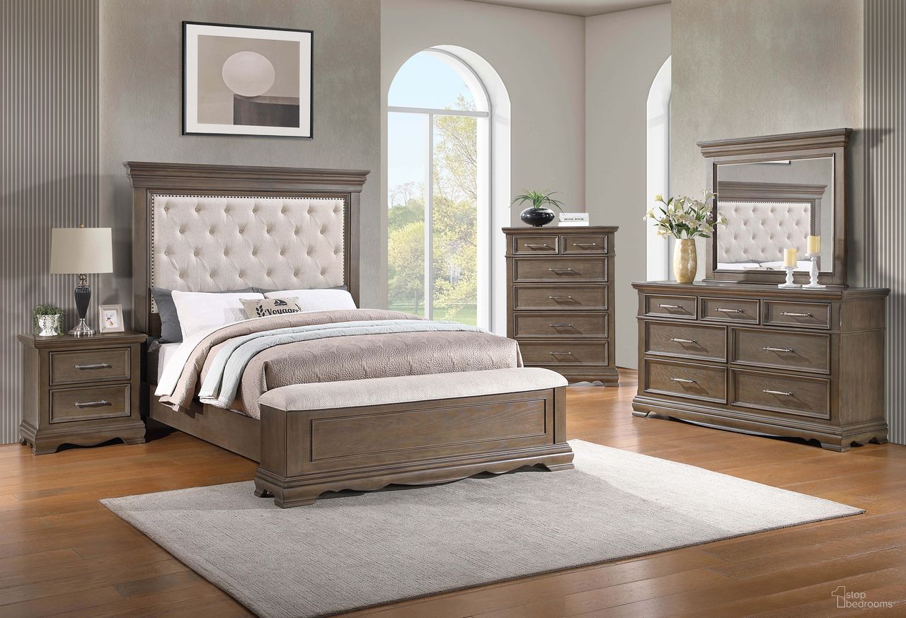 Stirling Youth Panel Bedroom Set In Gray