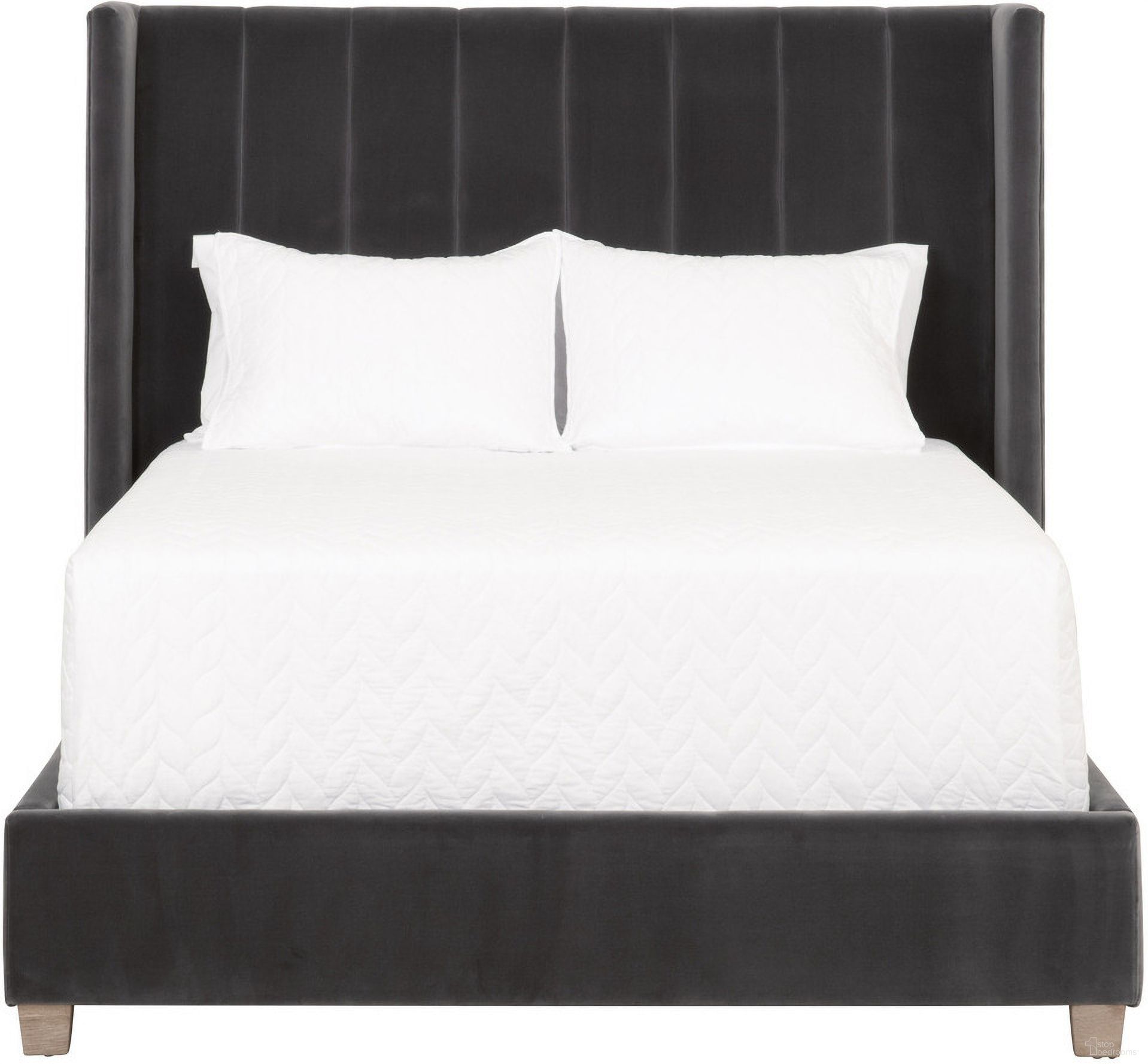 The appearance of Stitch and Hand Chandler Queen Bed In Dark Dove and Natural Gray designed by Essentials For Living in the transitional interior design. This dark dove/natural gray piece of furniture was selected by 1StopBedrooms from Stitch & Hand Collection to add a touch of cosiness and style into your home. Sku: 7127-1.DDOV/NG. Bed Type: Platform Bed. Bed Size: Queen. Material: Oak Wood.
