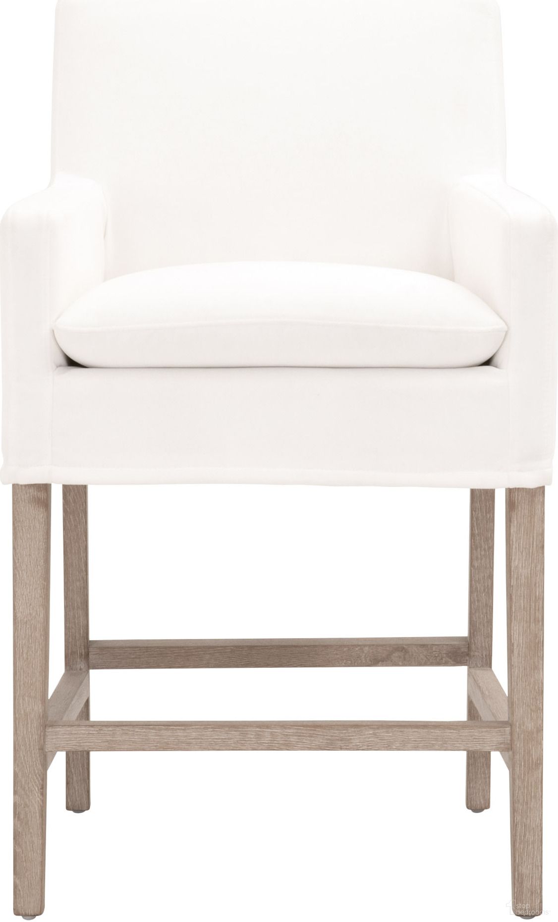 The appearance of Stitch and Hand Drake Slipcover Counter Stool In Peyton Pearl and Natural Gray designed by Essentials For Living in the transitional interior design. This peyton pearl/natural gray piece of furniture was selected by 1StopBedrooms from Stitch & Hand Collection to add a touch of cosiness and style into your home. Sku: 6664CS.LPPRL/NG. Material: Oak Wood.