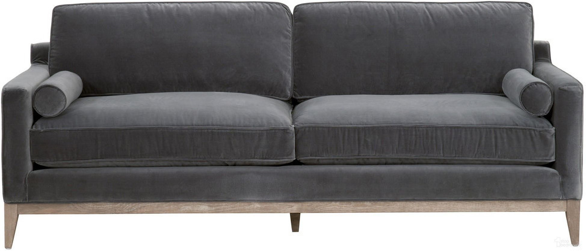 The appearance of Stitch and Hand Parker 86 Inch Post Modern Sofa In Dark Dove and Natural Gray designed by Essentials For Living in the transitional interior design. This dark dove/natural gray piece of furniture was selected by 1StopBedrooms from Stitch & Hand Collection to add a touch of cosiness and style into your home. Sku: 6602-3.DDOV/NG. Material: Oak Wood.