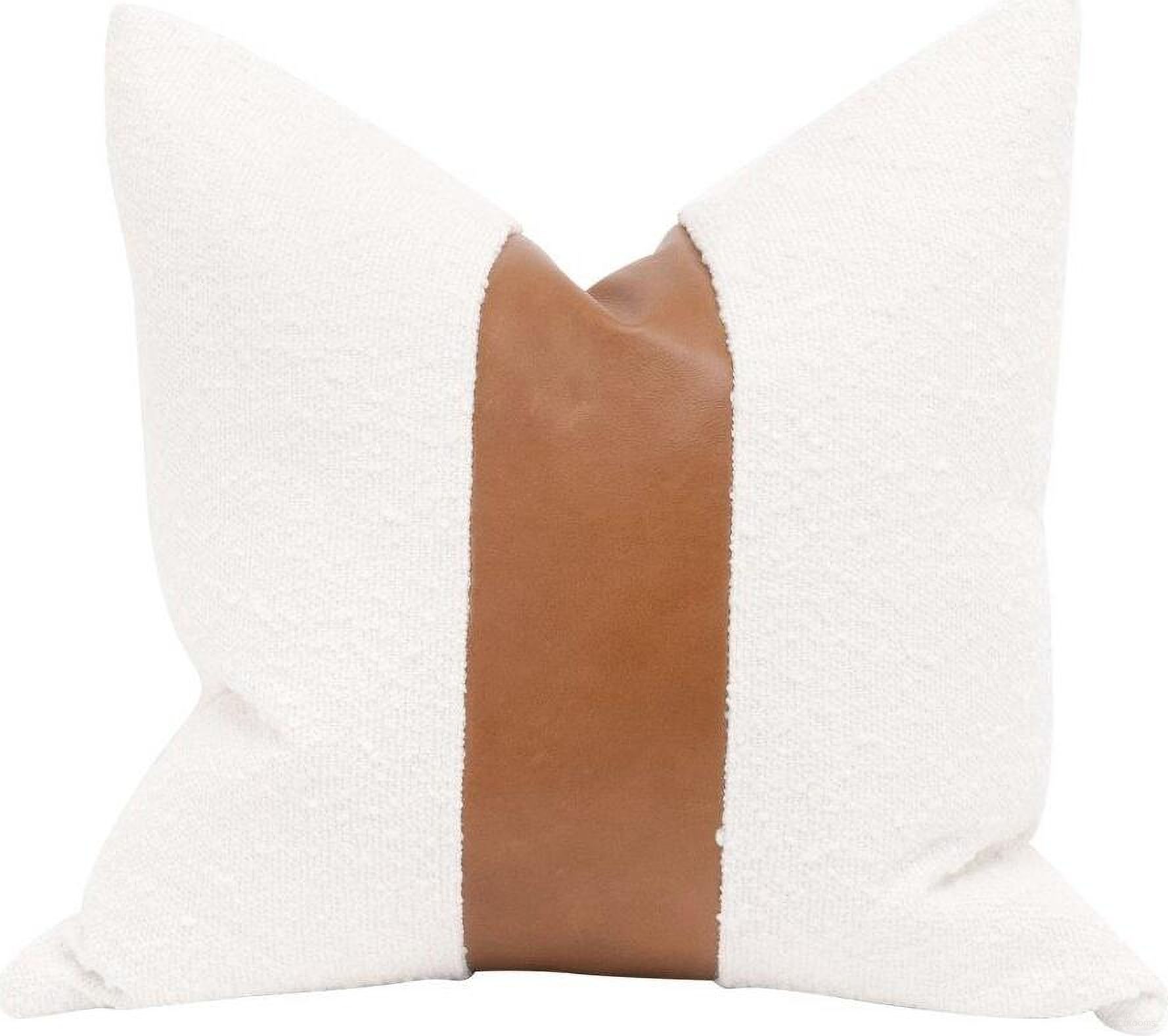 The appearance of Stitch and Hand The Split Decision 20 Inch Essential Pillow Set of 2 In Snow and Whiskey Brown designed by Essentials For Living in the transitional interior design. This snow/whiskey brown piece of furniture was selected by 1StopBedrooms from Stitch & Hand Collection to add a touch of cosiness and style into your home. Sku: 7206-20.BOU-SNO/WB. Material: Polyester.