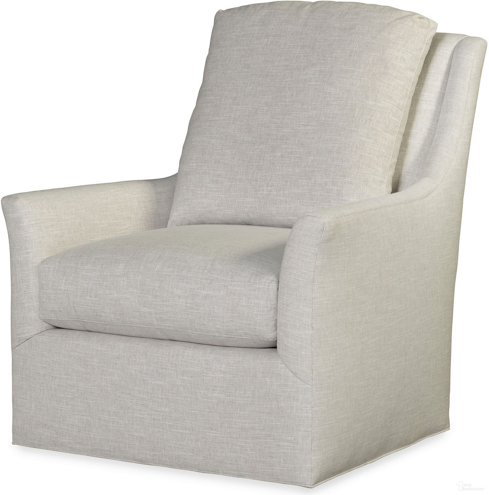 The appearance of Stocked Liam Swivel Chair In Silver designed by Century Furniture in the modern / contemporary interior design. This silver piece of furniture was selected by 1StopBedrooms from Century Home Elegance Collection to add a touch of cosiness and style into your home. Sku: LTD5246-8-V1. Material: Fabric.