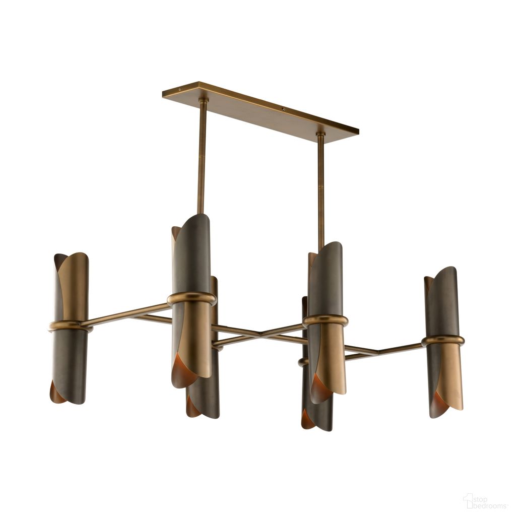 The appearance of Stockman Chandelier In Gold designed by Wildwood in the modern / contemporary interior design. This gold piece of furniture  was selected by 1StopBedrooms from Denise McGaha Collection to add a touch of cosiness and style into your home. Sku: 15305. Material: Metal.
