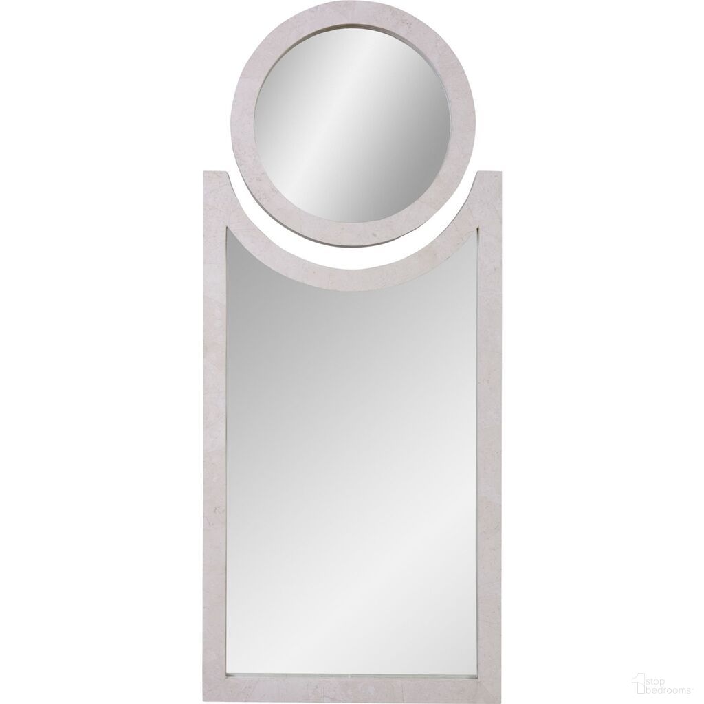 Stonely Mirror In White