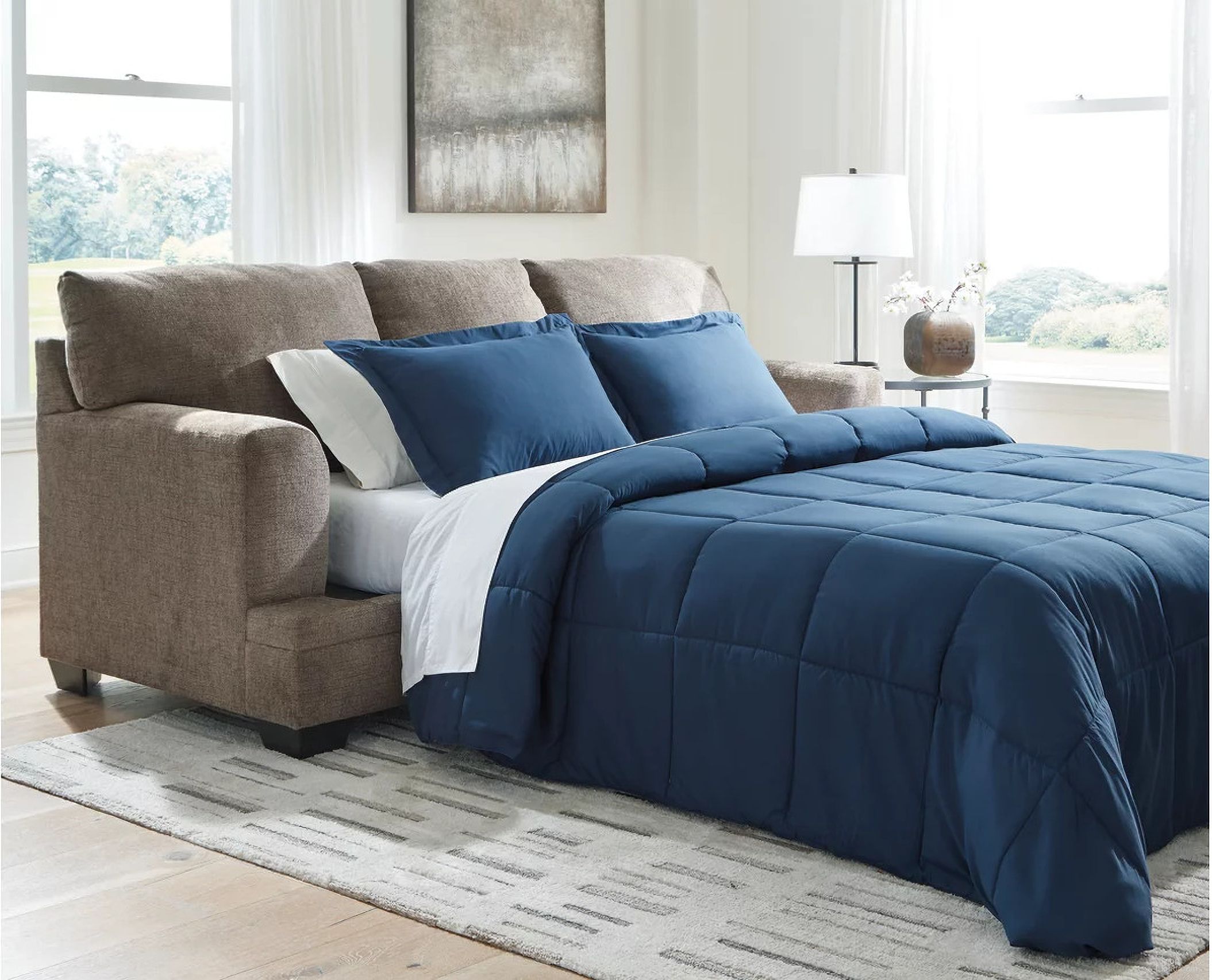 Stonemeade Queen Sofa Sleeper In Nutmeg