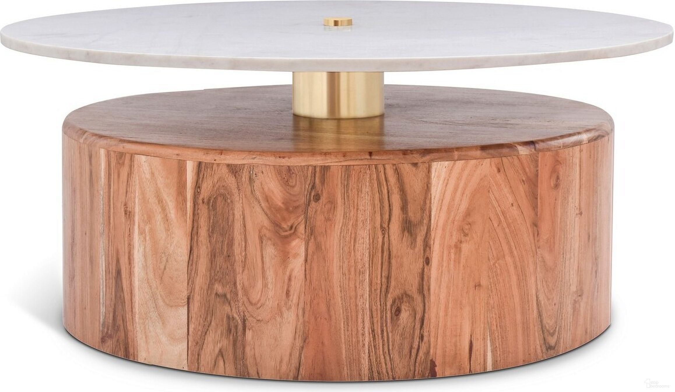 Stonewood Wood Coffee Table In Acacia