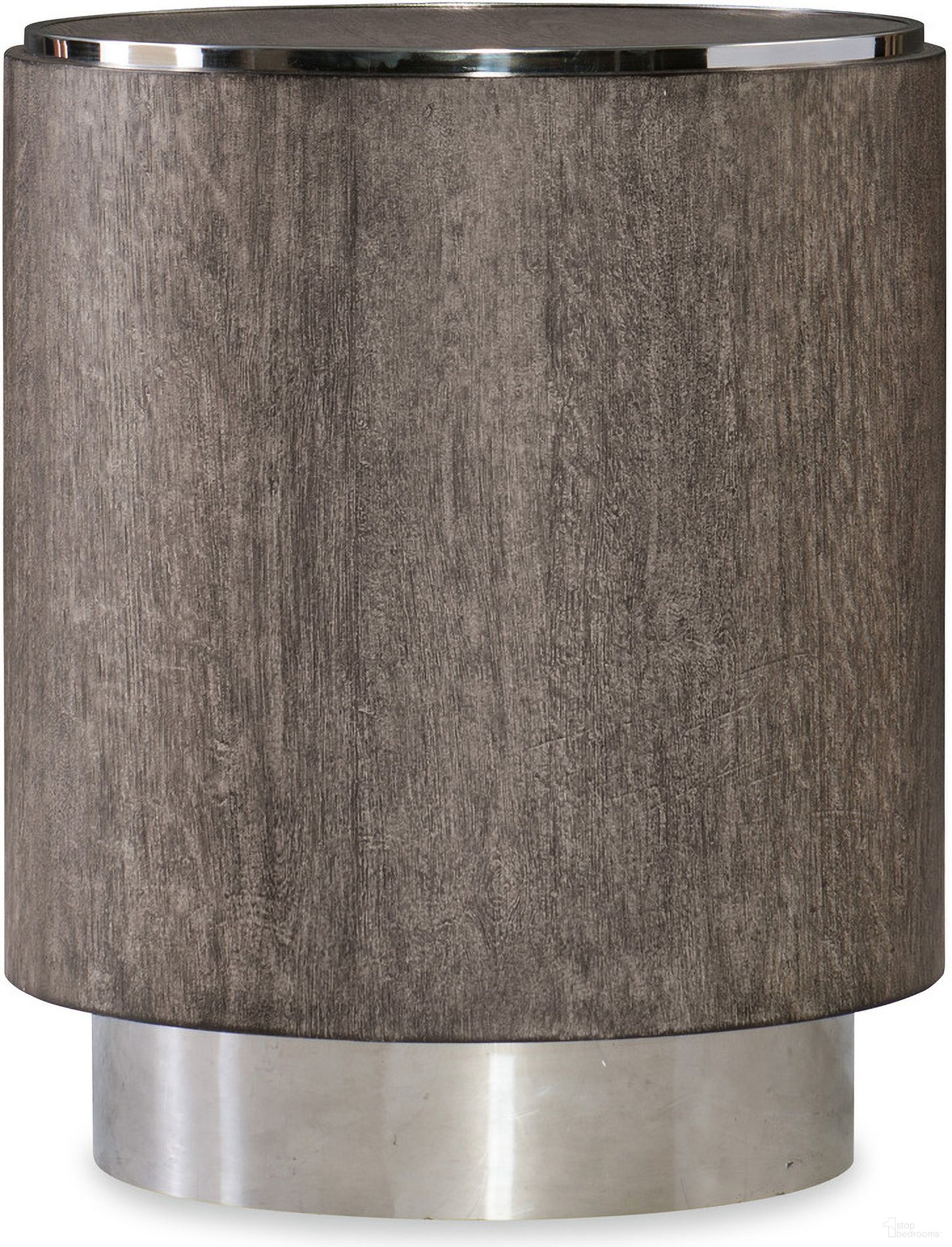 The appearance of Melange Storia Medium Wood Round End Table designed by Hooker in the transitional interior design. This medium wood piece of furniture was selected by 1StopBedrooms from Melange Collection to add a touch of cosiness and style into your home. Sku: 1609-80116-MWD. Material: Oak Veneer.