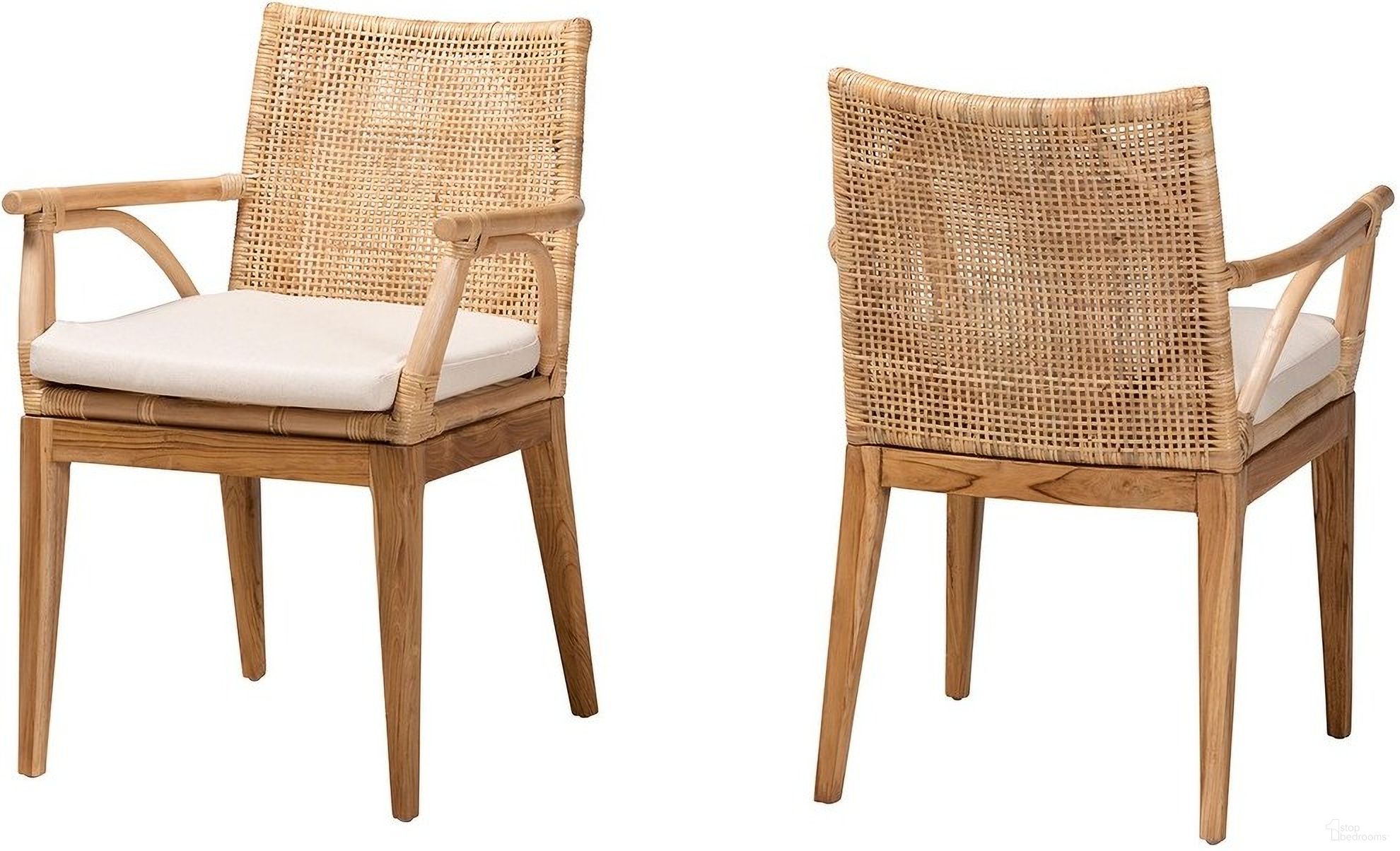 The appearance of Storsel Teak Wood and Rattan Dining Chair In Natural Brown and Cream designed by Baxton Studio in the bohemian interior design. This brown and cream piece of furniture was selected by 1StopBedrooms from Storsel Collection to add a touch of cosiness and style into your home. Sku: Storsel-Rattan-DC. Material: Natural Rattan. Chair Type: Arm Chair.