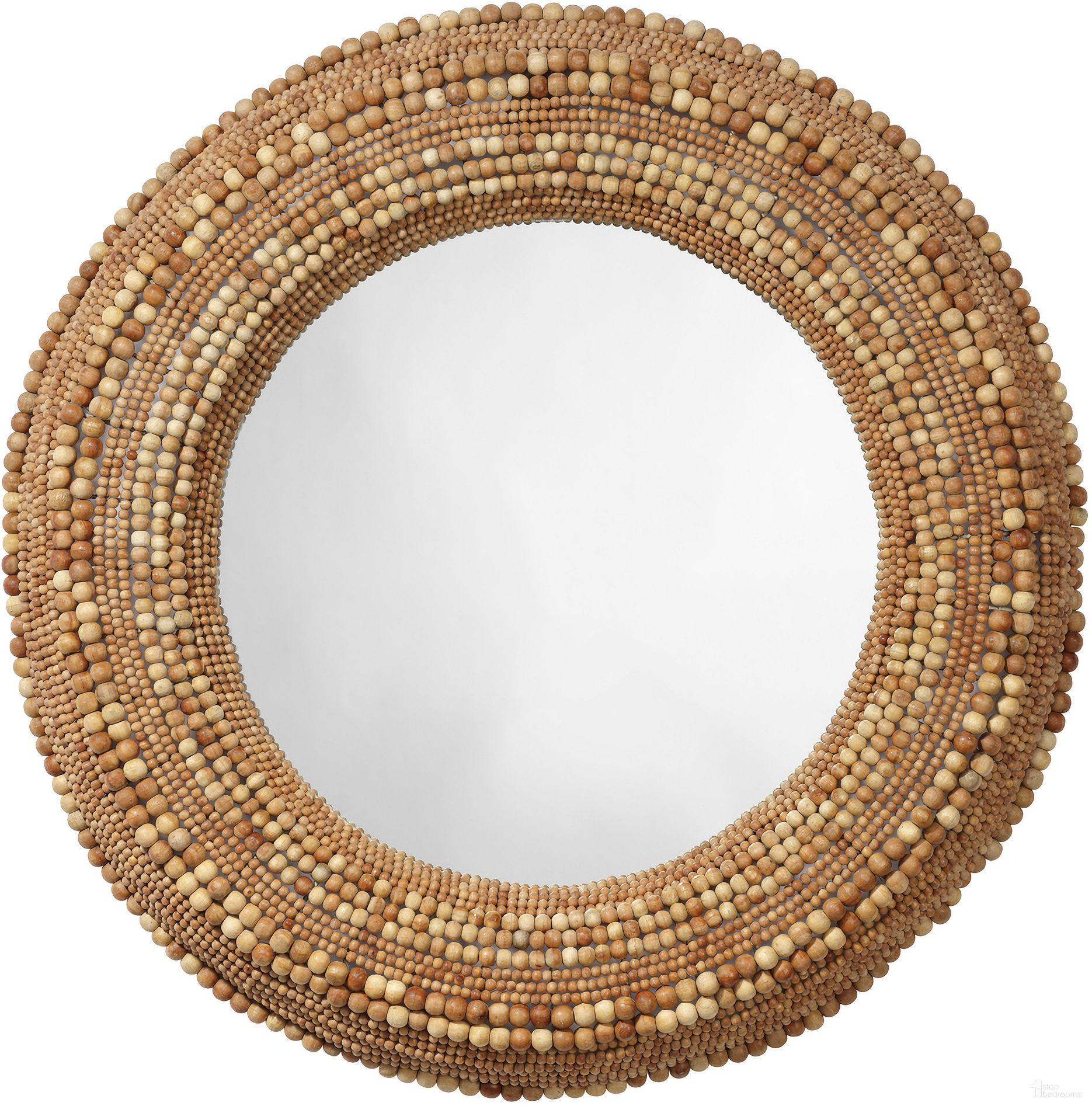 The appearance of Strand Beaded Mirror In Natural designed by Jamie Young Company in the modern / contemporary interior design. This natural piece of furniture was selected by 1StopBedrooms from Strand Collection to add a touch of cosiness and style into your home. Sku: 6STRA-MINA. Material: Wood.