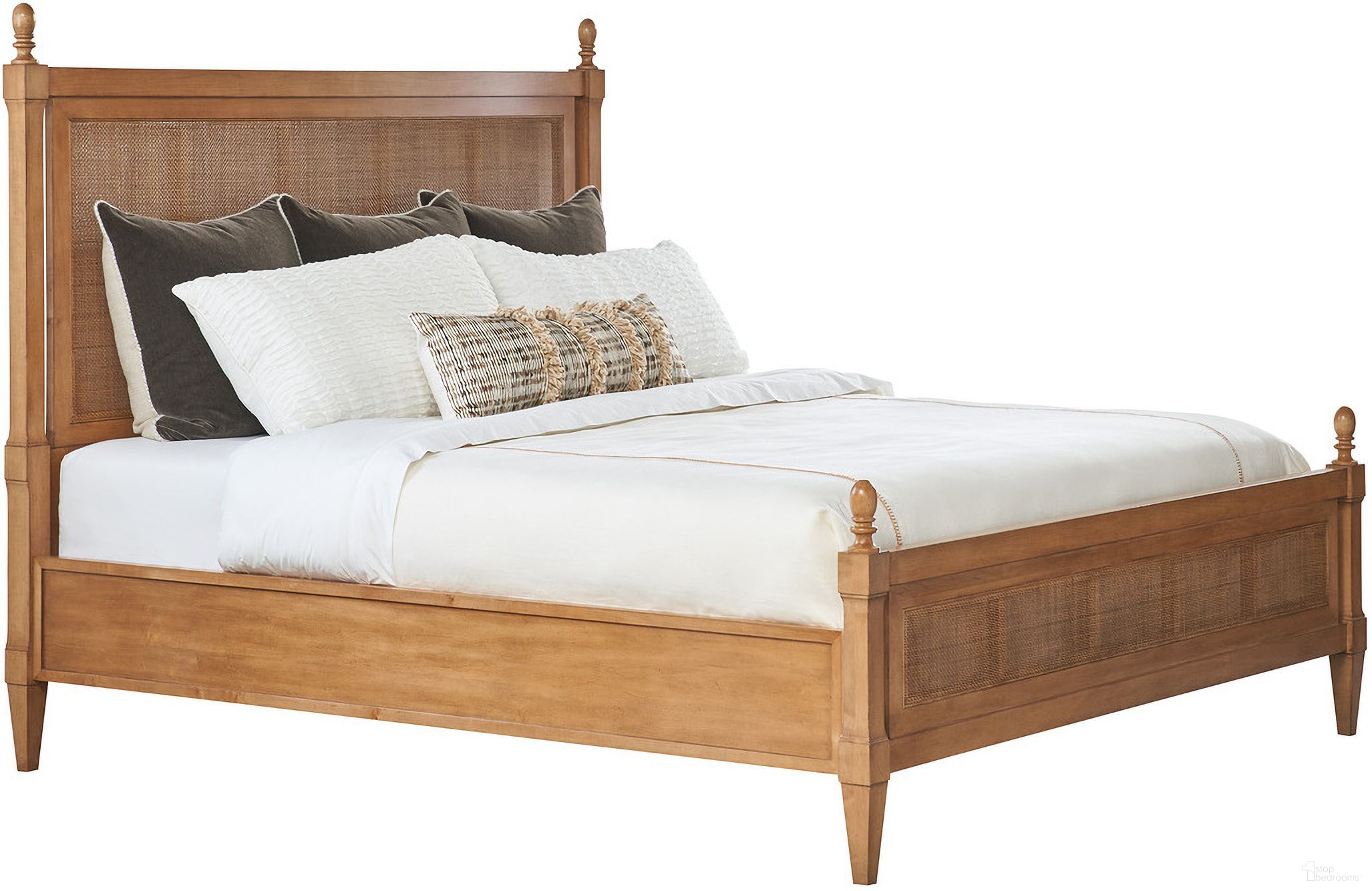 The appearance of Laguna Strand Queen Poster Bed In Table Rock designed by Barclay Butera in the traditional interior design. This table rock piece of furniture was selected by 1StopBedrooms from Laguna Collection to add a touch of cosiness and style into your home. Sku: 934-173C. Bed Type: Poster Bed. Material: Wood. Bed Size: Queen.