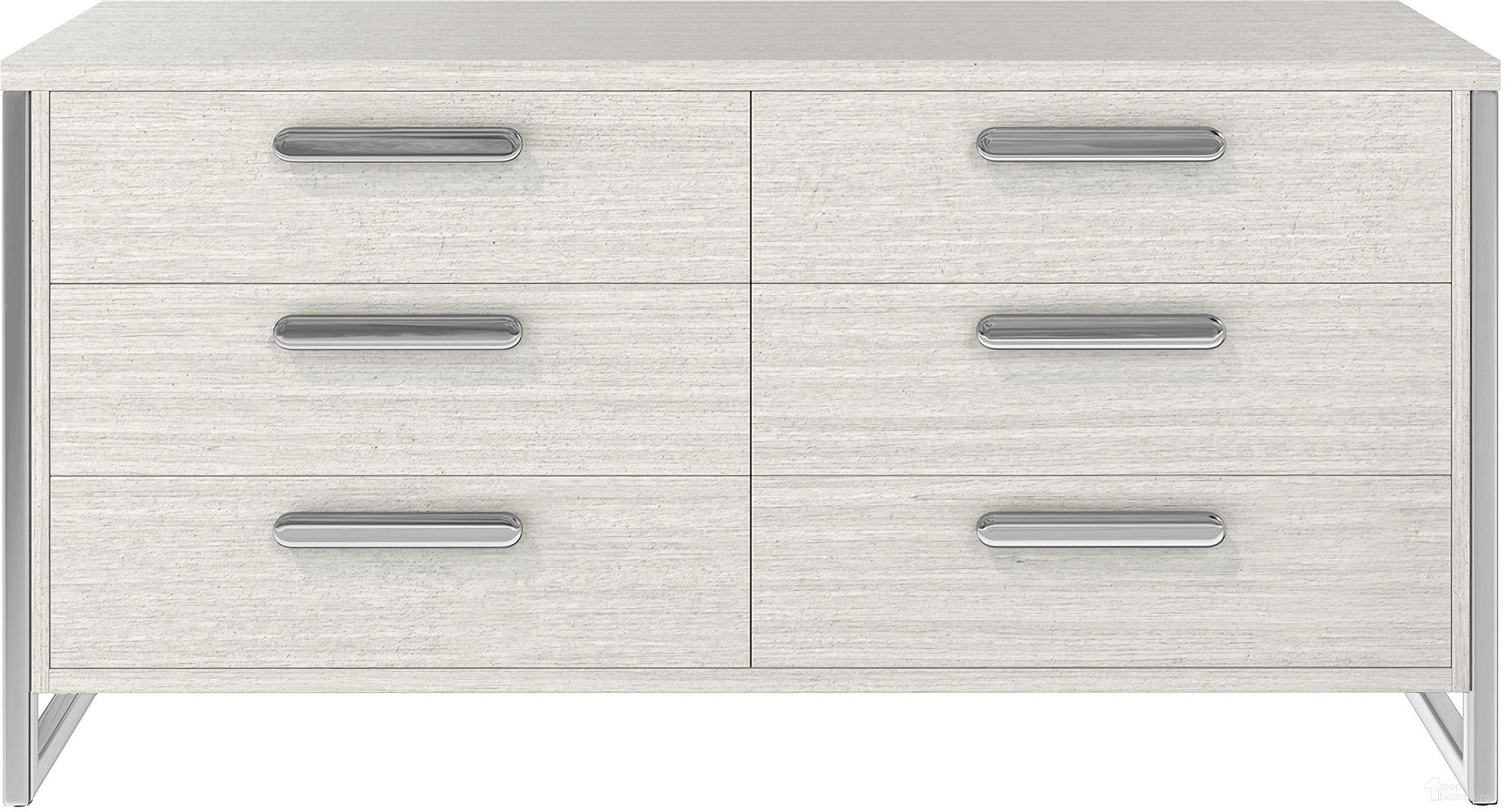 The appearance of Stratum Dresser with 6 Drawers designed by Bernhardt in the modern / contemporary interior design. This mist/polished nickel piece of furniture was selected by 1StopBedrooms from Stratum Collection to add a touch of cosiness and style into your home. Sku: 325052. Material: Wood.