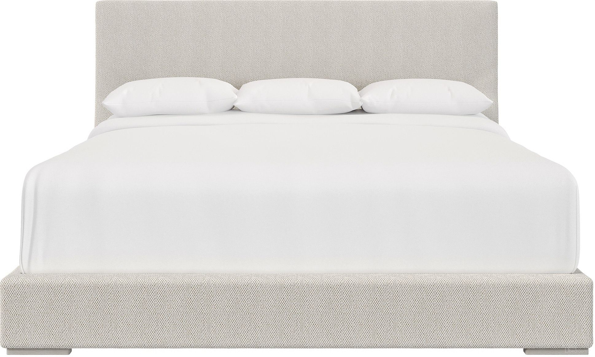 The appearance of Stratum Queen Panel Bed designed by Bernhardt in the modern / contemporary interior design. This cream piece of furniture  was selected by 1StopBedrooms from Stratum Collection to add a touch of cosiness and style into your home. Sku: 325FR01;325H01. Bed Type: Panel Bed. Material: Fabric. Bed Size: Queen.