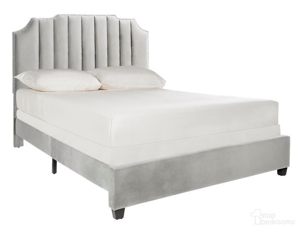 The appearance of Streep Fabric Full Bed in Grey designed by Safavieh in the modern / contemporary interior design. This grey piece of furniture was selected by 1StopBedrooms from Streep Collection to add a touch of cosiness and style into your home. Sku: BED6300C-F. Material: Wood. Bed Size: Full. Bed Type: Upholstered Bed.