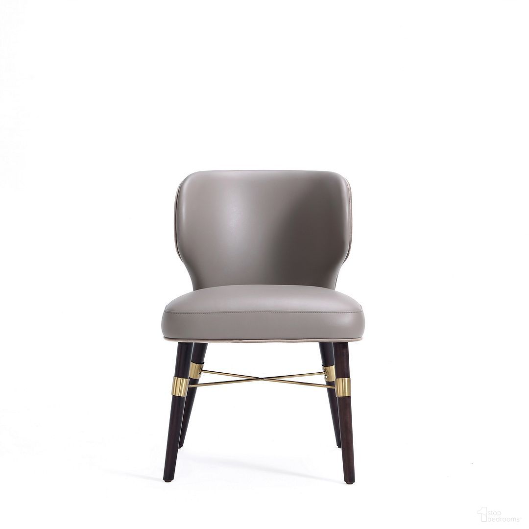 Strine Dining Chair In Dark Taupe