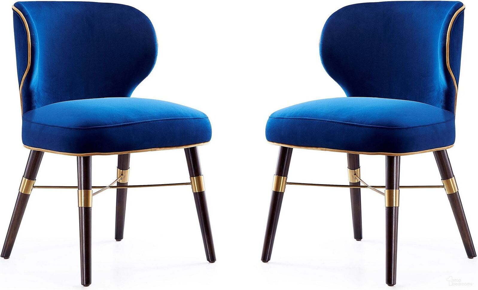 Strine Dining Chair in Royal Blue (Set of 2)