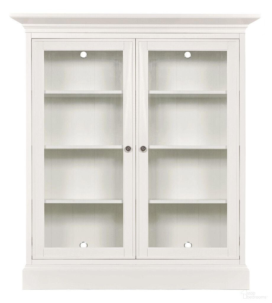 The appearance of Structures Double Mid Height Display In White designed by Hammary in the modern / contemporary interior design. This white piece of furniture  was selected by 1StopBedrooms from Structures Collection to add a touch of cosiness and style into your home. Sku: 267-512;267-572;267-582. Material: Birch Veneer.