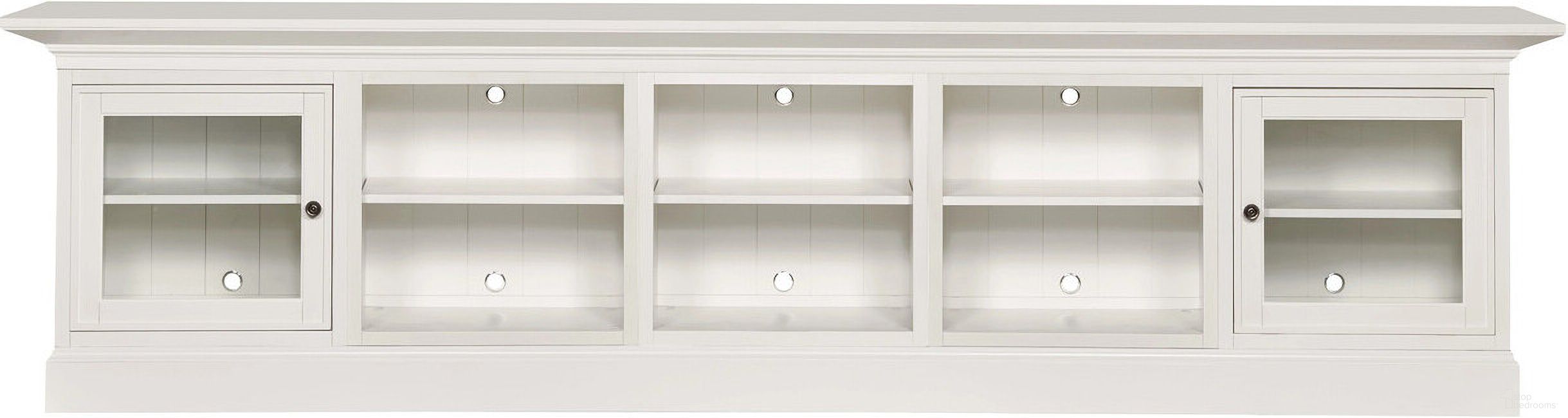 The appearance of Structures Quintuple Multi Use Console In White designed by Hammary in the modern / contemporary interior design. This white piece of furniture  was selected by 1StopBedrooms from Structures Collection to add a touch of cosiness and style into your home. Sku: 267-515;267-521;267-521;267-521;267-531;267-531;267-585. Material: Birch Veneer.
