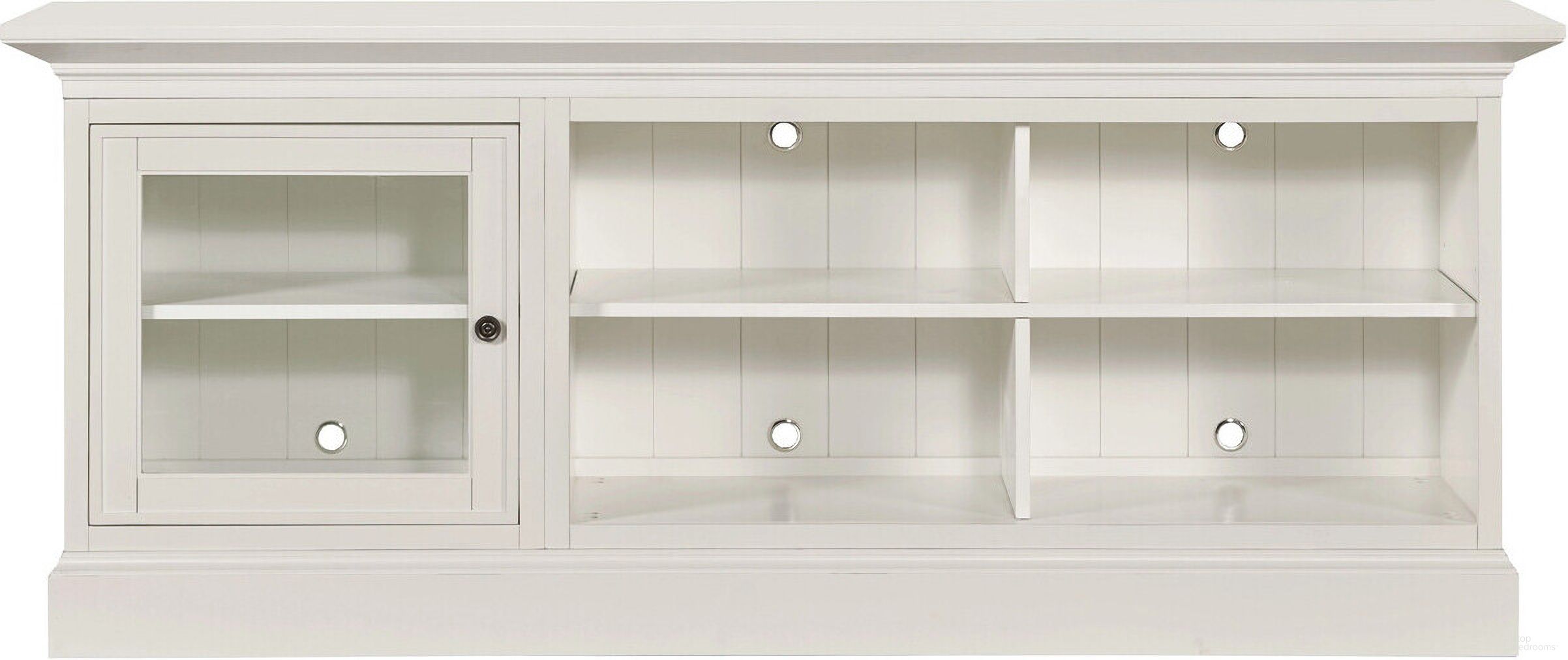 The appearance of Structures Triple Console In White designed by Hammary in the modern / contemporary interior design. This white piece of furniture  was selected by 1StopBedrooms from Structures Collection to add a touch of cosiness and style into your home. Sku: 267-513;267-522;267-531;267-583.