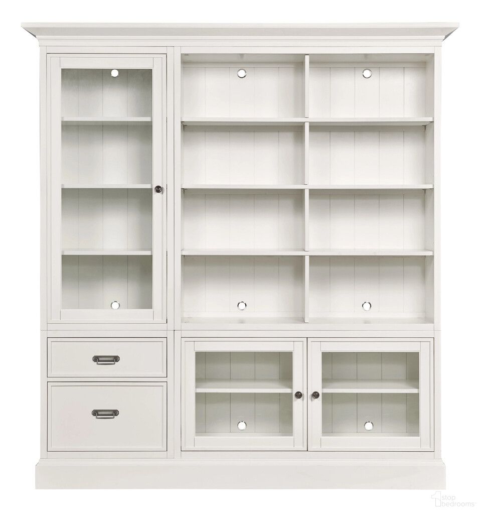 The appearance of Structures Triple Multi Use Storage Unit In White designed by Hammary in the modern / contemporary interior design. This white piece of furniture  was selected by 1StopBedrooms from Structures Collection to add a touch of cosiness and style into your home. Sku: 267-513;267-532;267-541;267-562;267-571;267-583. Material: Birch Veneer.