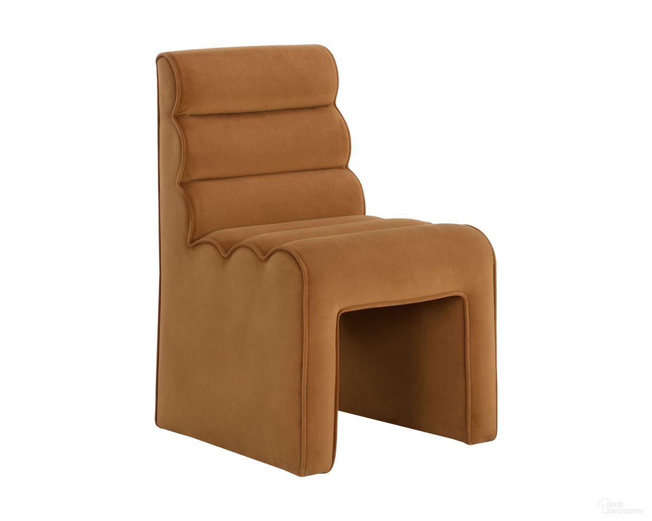Stuart Dining Chair In Meg Gold