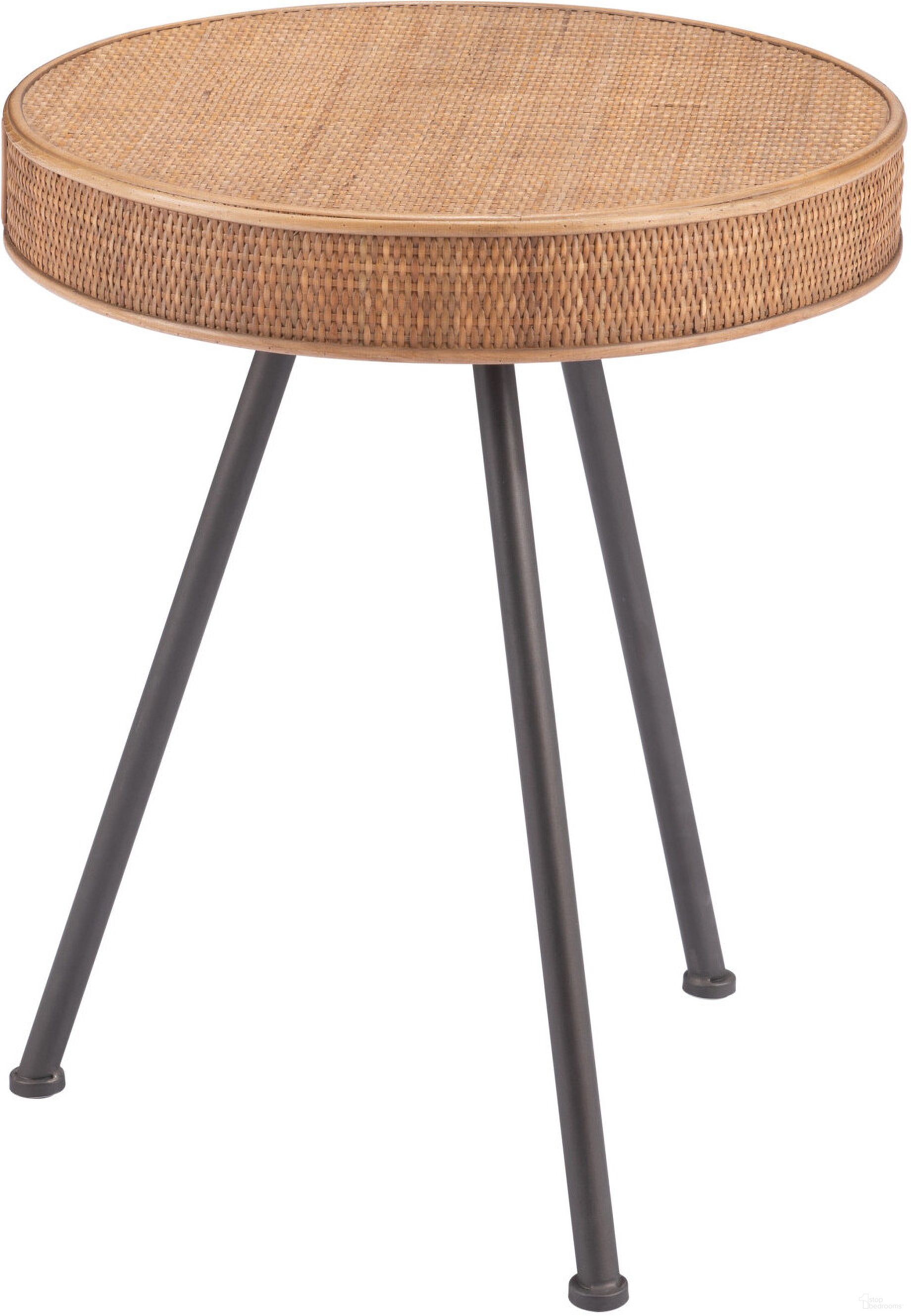 The appearance of Stuart Side Table In Natural designed by Zuo Modern in the modern / contemporary interior design. This natural piece of furniture  was selected by 1StopBedrooms from Stuart Collection to add a touch of cosiness and style into your home. Sku: 109593. Material: Polyethylene.