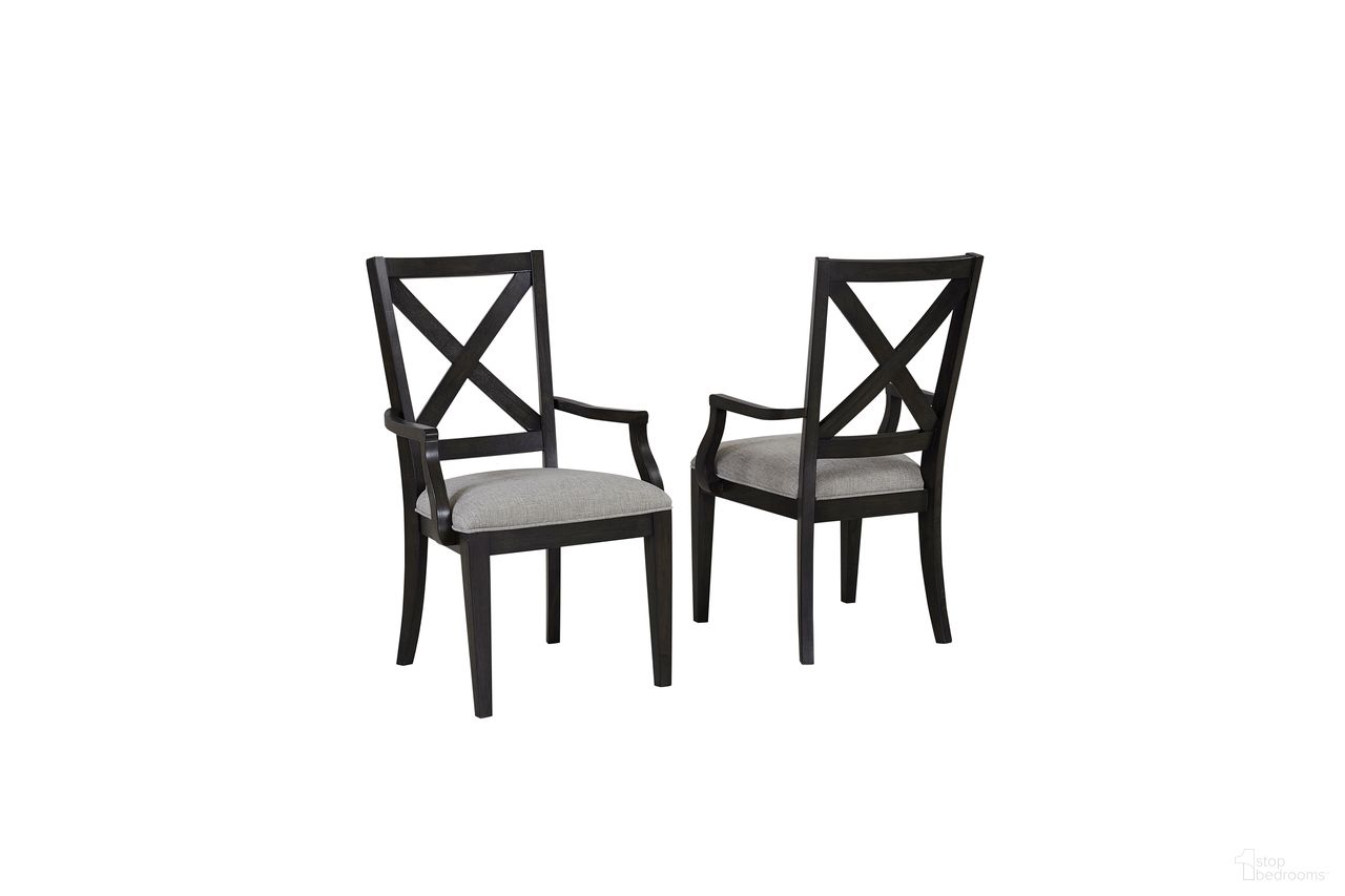 The appearance of Studio 24 Dining Arm Chair Set of 2 in Java Bean designed by FD Home in the transitional interior design. This java bean piece of furniture was selected by 1StopBedrooms from Studio 24 Collection to add a touch of cosiness and style into your home. Sku: 4324-02. Chair Type: Arm Chair. Material: Poplar Solid.