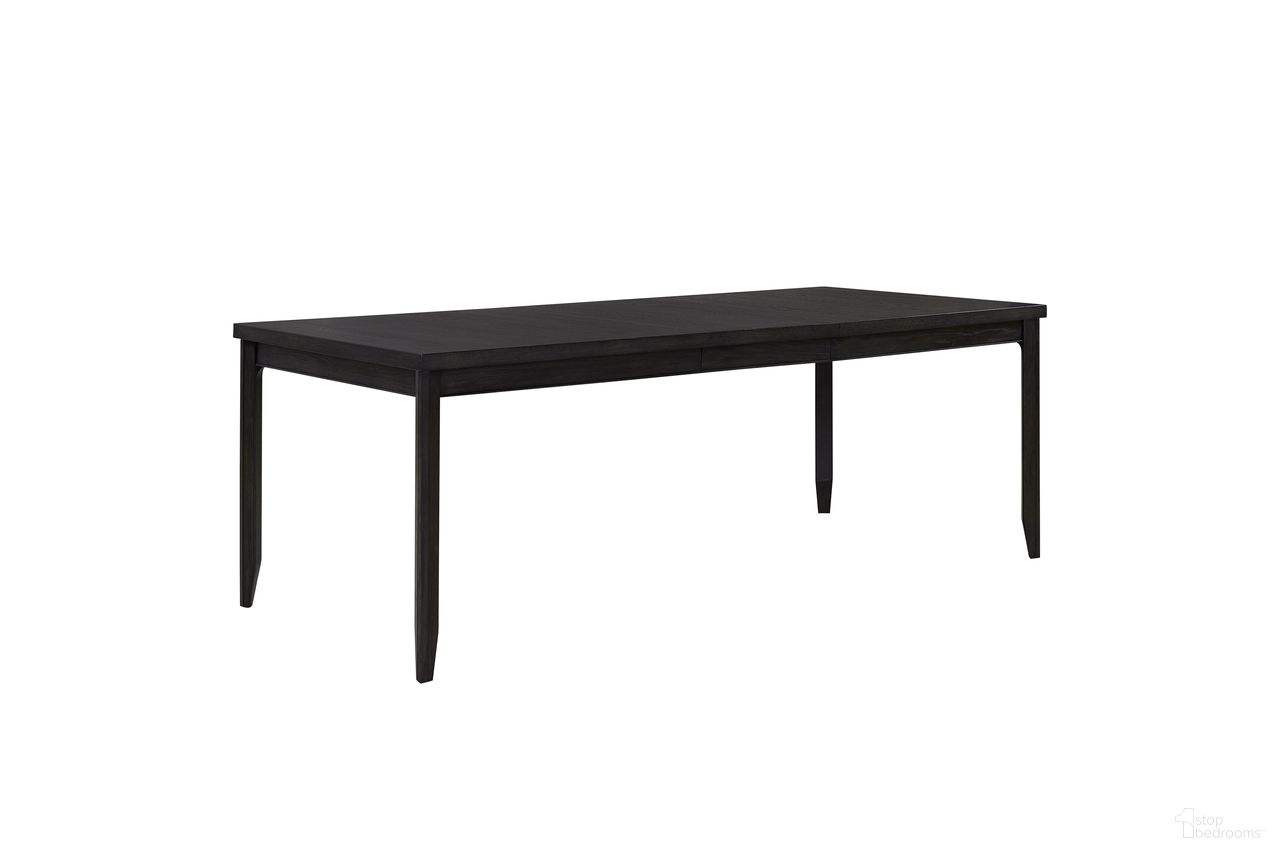 The appearance of Studio 24 Extendable Dining Table in Java Bean designed by FD Home in the transitional interior design. This java bean piece of furniture was selected by 1StopBedrooms from Studio 24 Collection to add a touch of cosiness and style into your home. Sku: 4324-03. Table Base Style: Legs. Table Top Shape: Rectangular. Material: Poplar Solid. Size: 86" x 38".