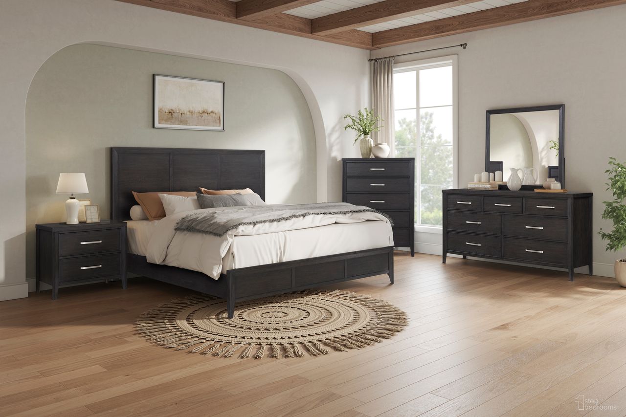 The appearance of Studio 24 Panel Bedroom Set in Java Bean designed by FD Home in the transitional interior design. This java bean piece of furniture  was selected by 1StopBedrooms from Studio 24 Collection to add a touch of cosiness and style into your home. Sku: 7324-13;7324-14;7324-08;7324-02. Bed Size: King. Material: Oak Veneer.