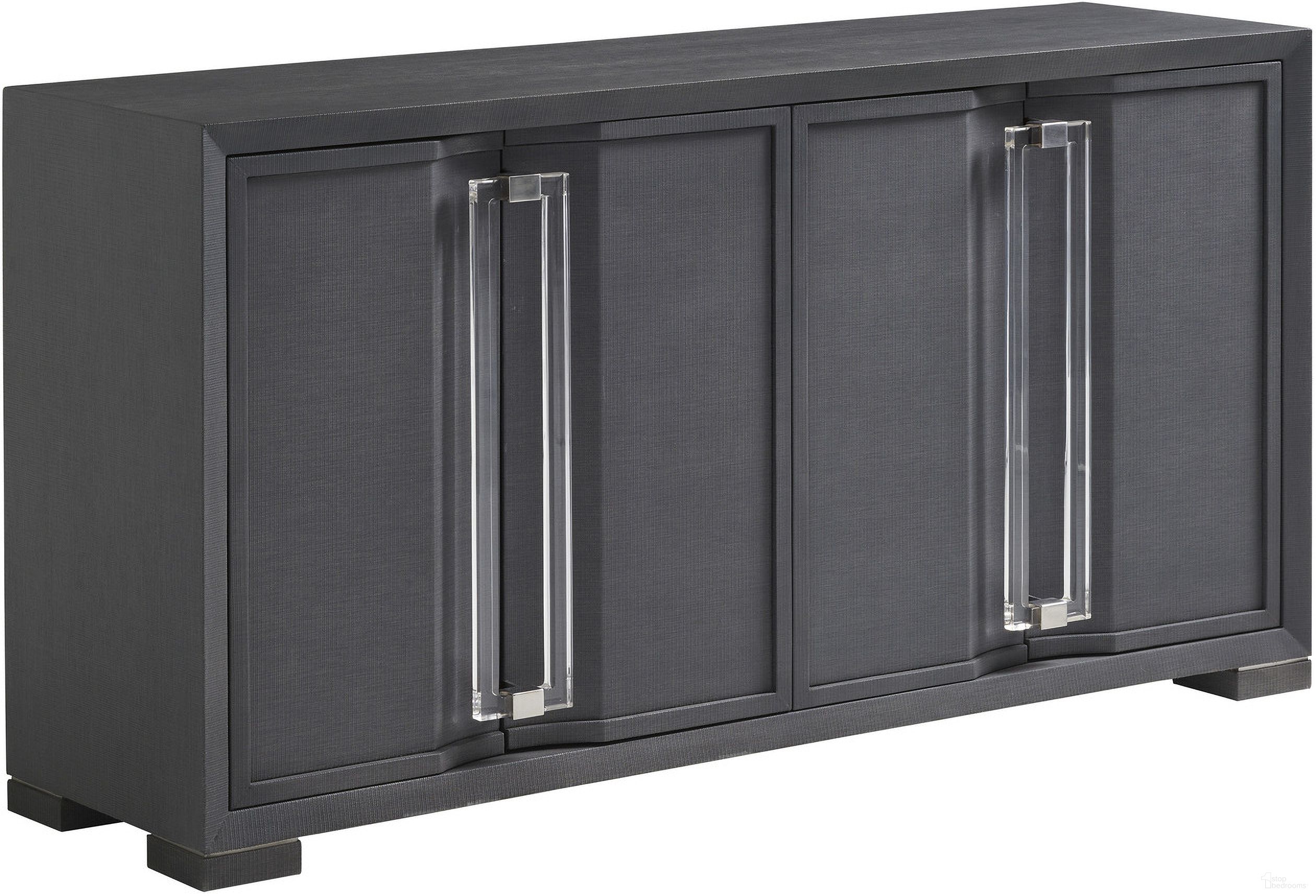The appearance of Studio Designs Anthology Linen Media Console In Gray designed by Sligh in the transitional interior design. This gray piece of furniture was selected by 1StopBedrooms from Studio Designs Collection to add a touch of cosiness and style into your home. Sku: 100LN-660. Material: Wood.