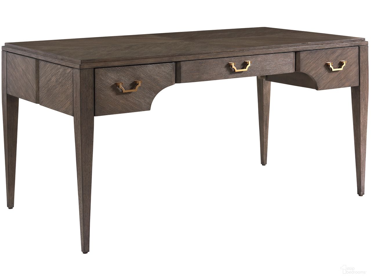 Studio Designs Bennett Writing Desk In Medium Brown