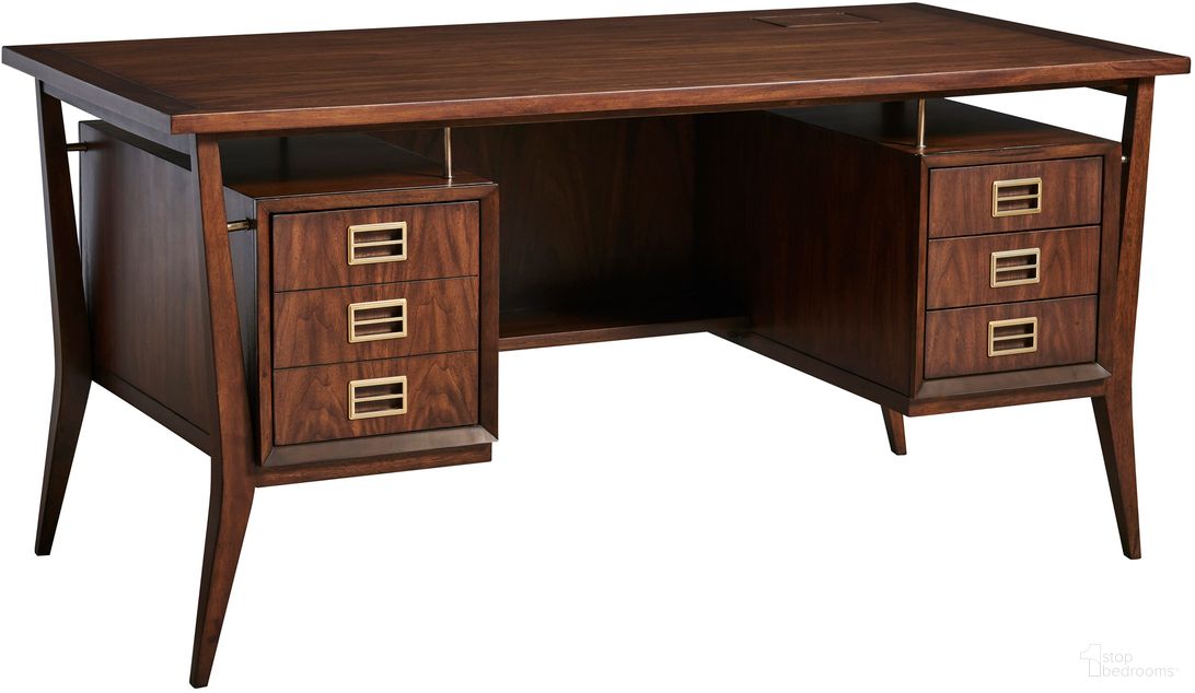 The appearance of Studio Designs Cranbrook Writing Desk In Gray designed by Sligh in the transitional interior design. This gray piece of furniture  was selected by 1StopBedrooms from Studio Designs Collection to add a touch of cosiness and style into your home. Sku: 100MC-410. Material: Wood.