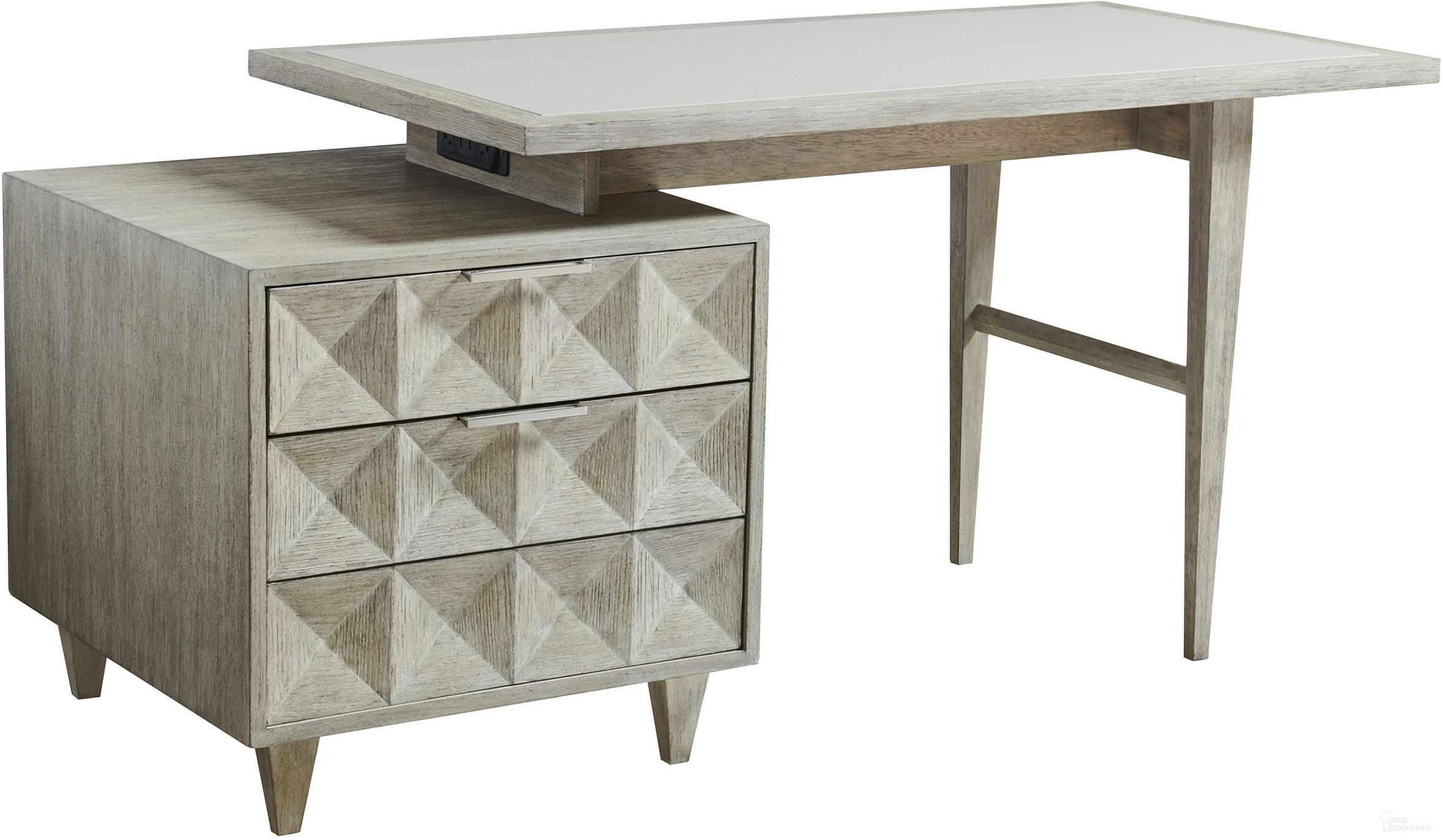 The appearance of Studio Designs Domus Writing Desk In Gray designed by Sligh in the modern / contemporary interior design. This gray piece of furniture was selected by 1StopBedrooms from Studio Designs Collection to add a touch of cosiness and style into your home. Sku: 100CD-410. Material: Wood.