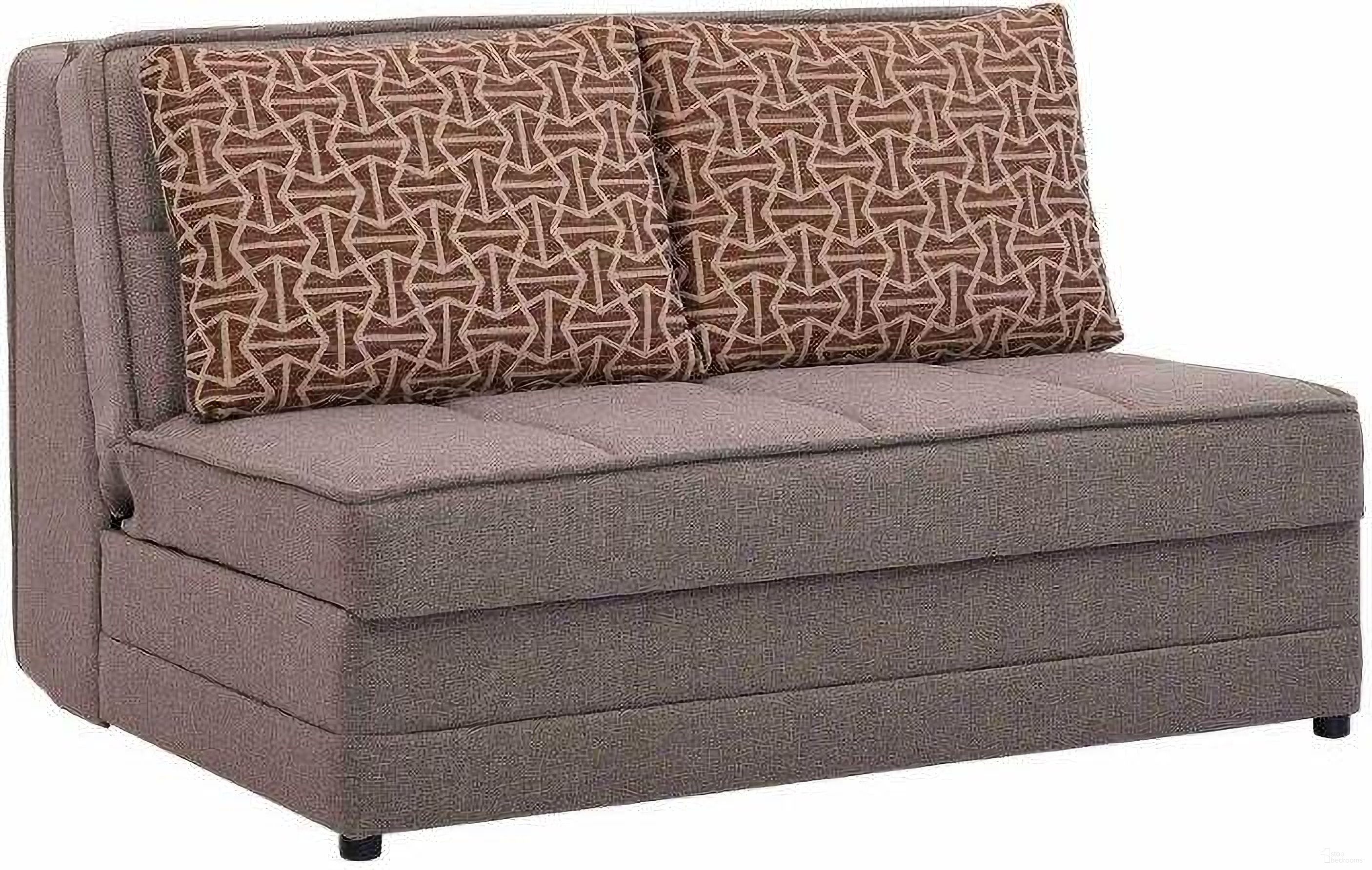 The appearance of Studio Upholstered Convertible Loveseat with Storage In Beige designed by Casamode in the modern / contemporary interior design. This beige piece of furniture  was selected by 1StopBedrooms from Studio Collection to add a touch of cosiness and style into your home. Sku: SUO-BE-LS. Material: Chenille.