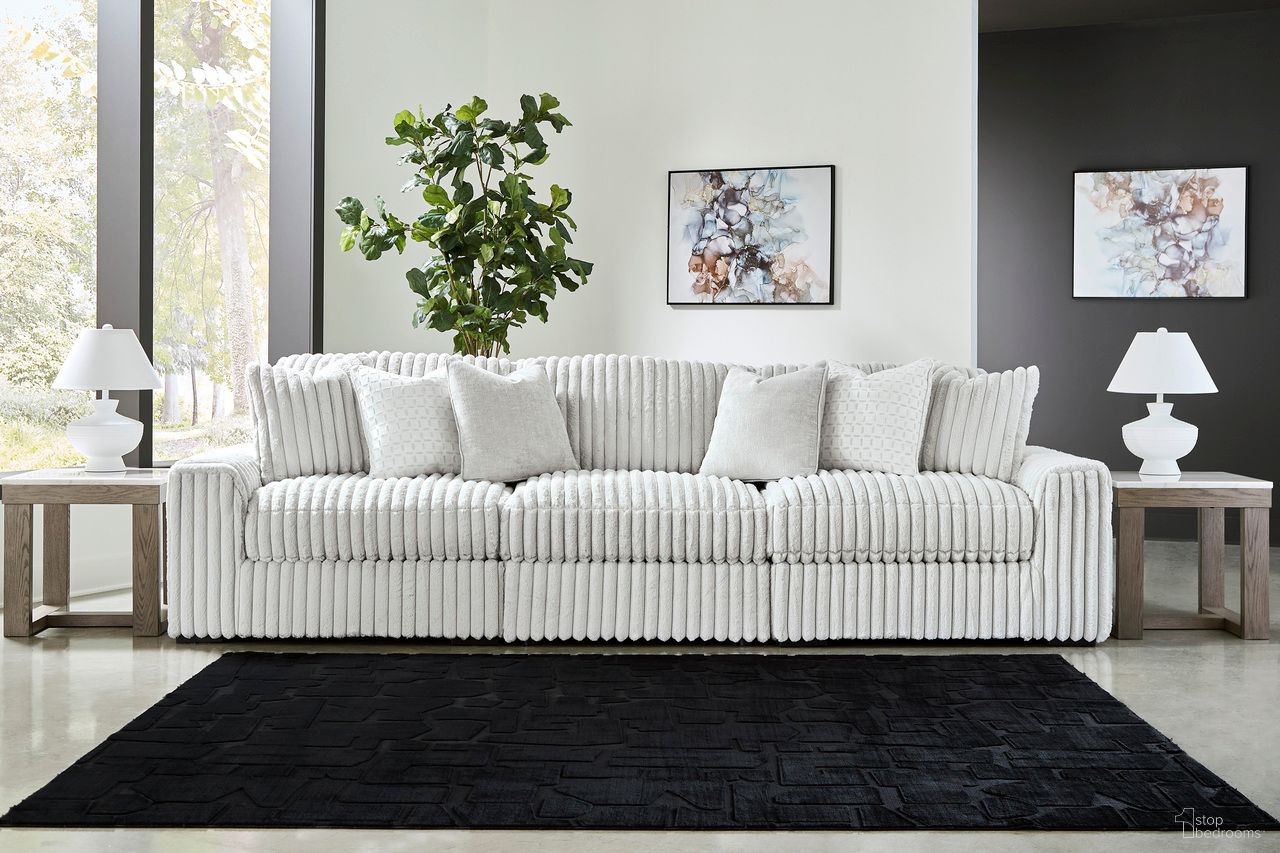 Stupendous 3-Piece Sectional Sofa In Alloy