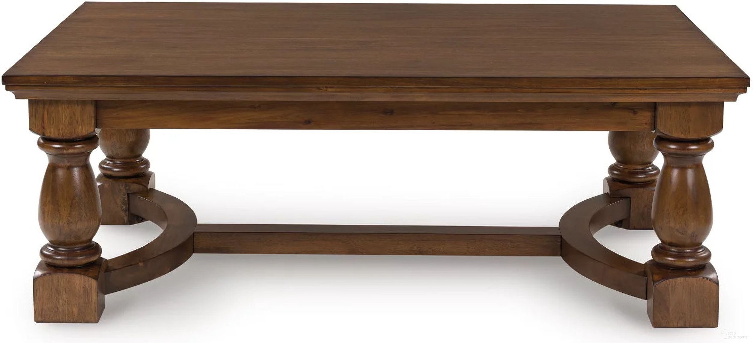 The appearance of Sturlayne Coffee Table In Brown designed by Signature Design by Ashley in the traditional interior design. This brown piece of furniture was selected by 1StopBedrooms from Sturlayne Collection to add a touch of cosiness and style into your home. Sku: T609-1. Material: Wood.
