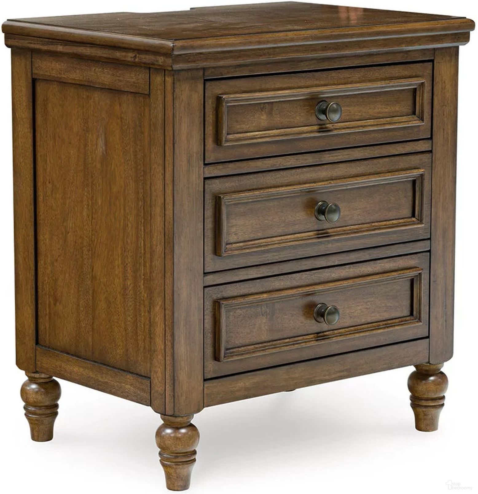 The appearance of Sturlayne Nightstand In Brown designed by Signature Design by Ashley in the traditional interior design. This brown piece of furniture was selected by 1StopBedrooms from Sturlayne Collection to add a touch of cosiness and style into your home. Sku: B787-93. Material: Wood.