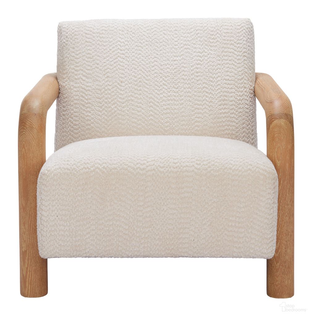 The appearance of Subliem Accent Chair In Cotton White designed by Zuo Modern in the modern / contemporary interior design. This white piece of furniture was selected by 1StopBedrooms from Subliem Collection to add a touch of cosiness and style into your home. Sku: 110650. Material: Polyester.