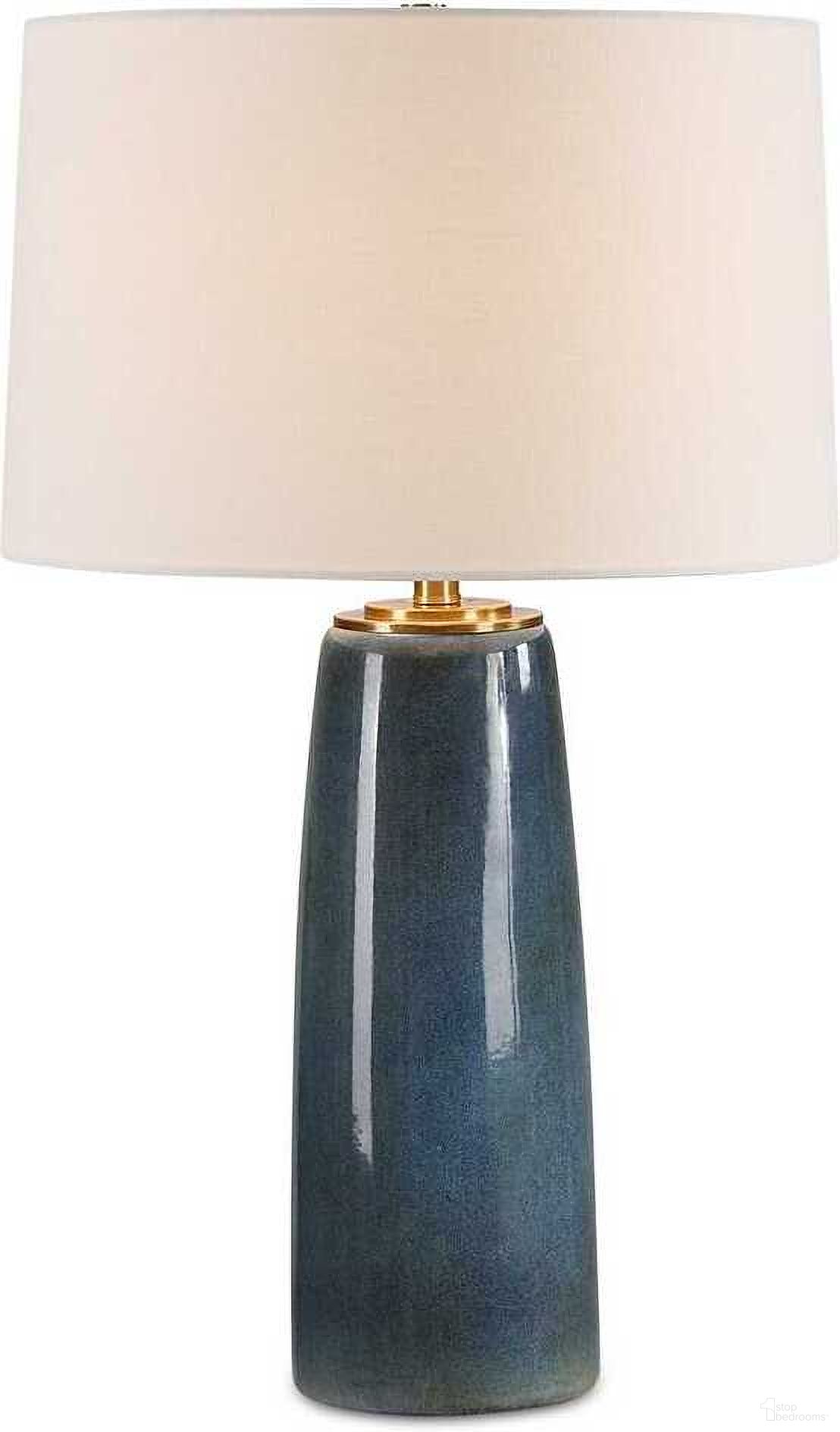 Submerged Table Lamp In Blue