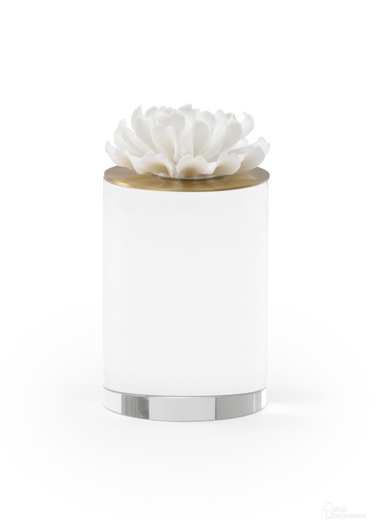 The appearance of Succulent Sculpture Large In White and Cream designed by Chelsea House in the modern / contemporary interior design. This white/cream piece of furniture  was selected by 1StopBedrooms from Claire Bell Collection to add a touch of cosiness and style into your home. Sku: 384695. Material: Ceramic.