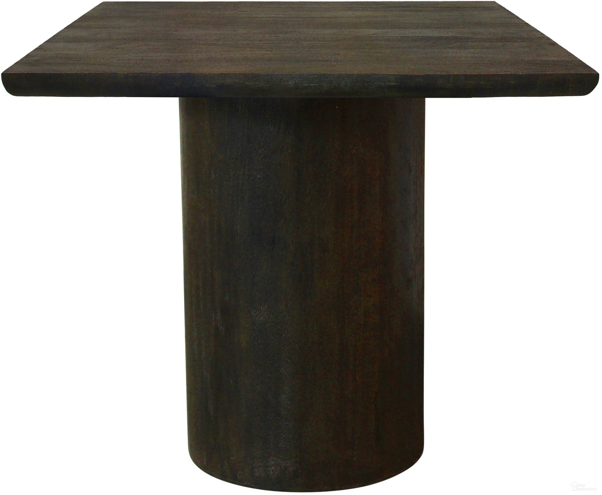 Sullivan 24 Inch Solid Wood Square Top End Table In Dark Brown
