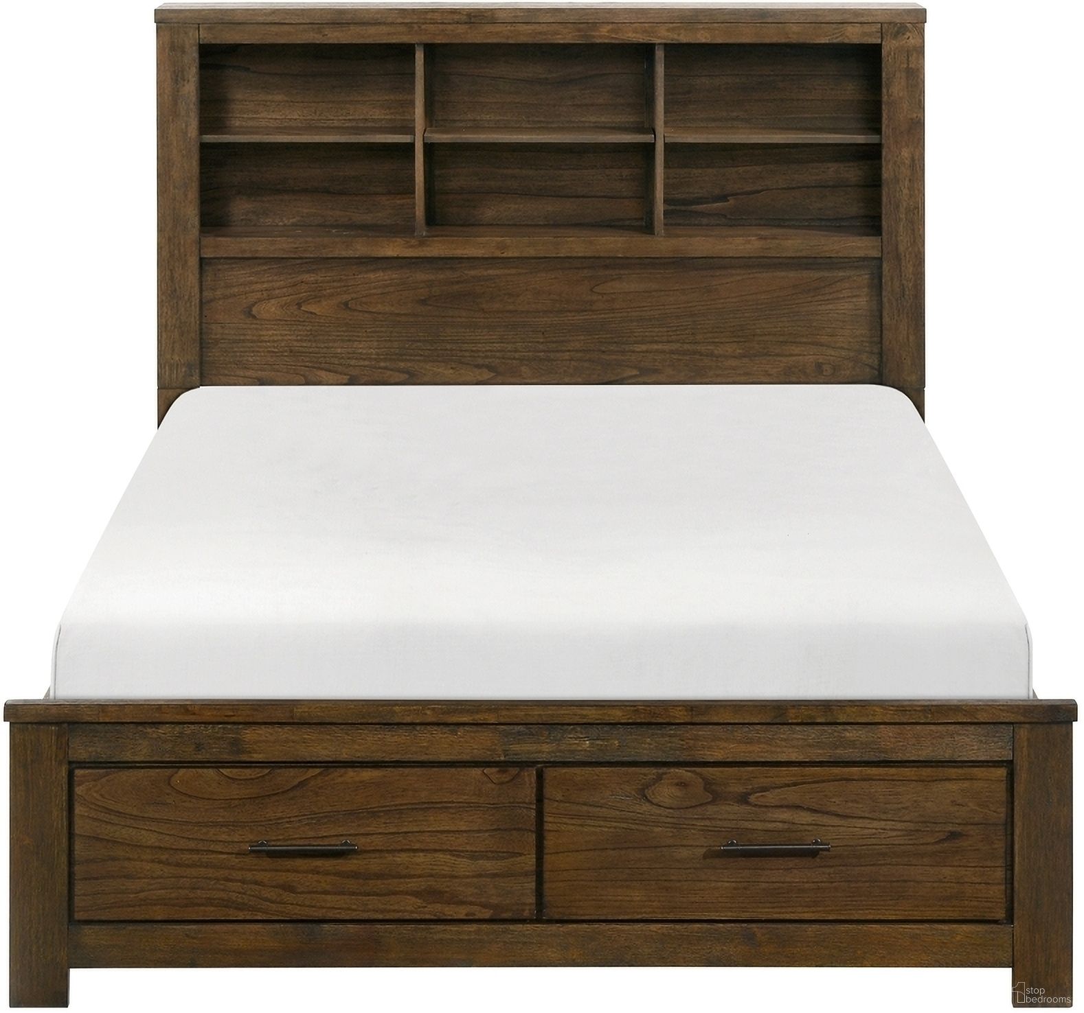 The appearance of Sullivan California King Platform Bed with Footboard Storage In Brown designed by Homelegance in the rustic / southwestern interior design. This brown piece of furniture was selected by 1StopBedrooms from Sullivan Collection to add a touch of cosiness and style into your home. Sku: 1592K-1;1592K-2DW;1592K-3CK. Bed Type: Platform Bed. Material: Wood. Bed Size: California King.