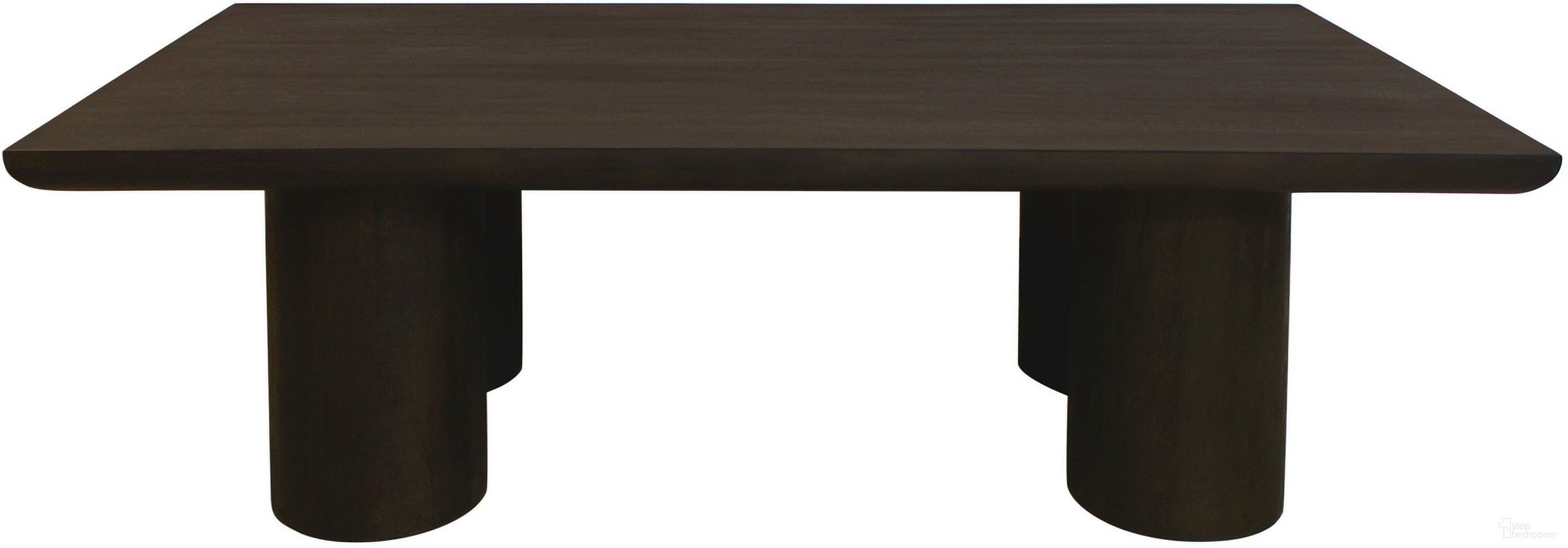 Sullivan Solid Wood Rectangular Coffee Table In Dark Brown