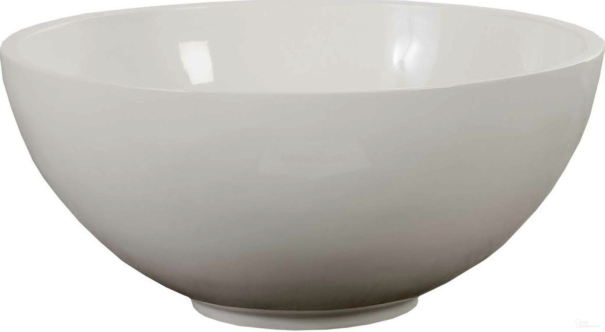 The appearance of Sulu Bowl In White designed by Phillips Collection in the traditional interior design. This white piece of furniture  was selected by 1StopBedrooms from Outdoor Collection to add a touch of cosiness and style into your home. Sku: PH80630. Material: Resin.