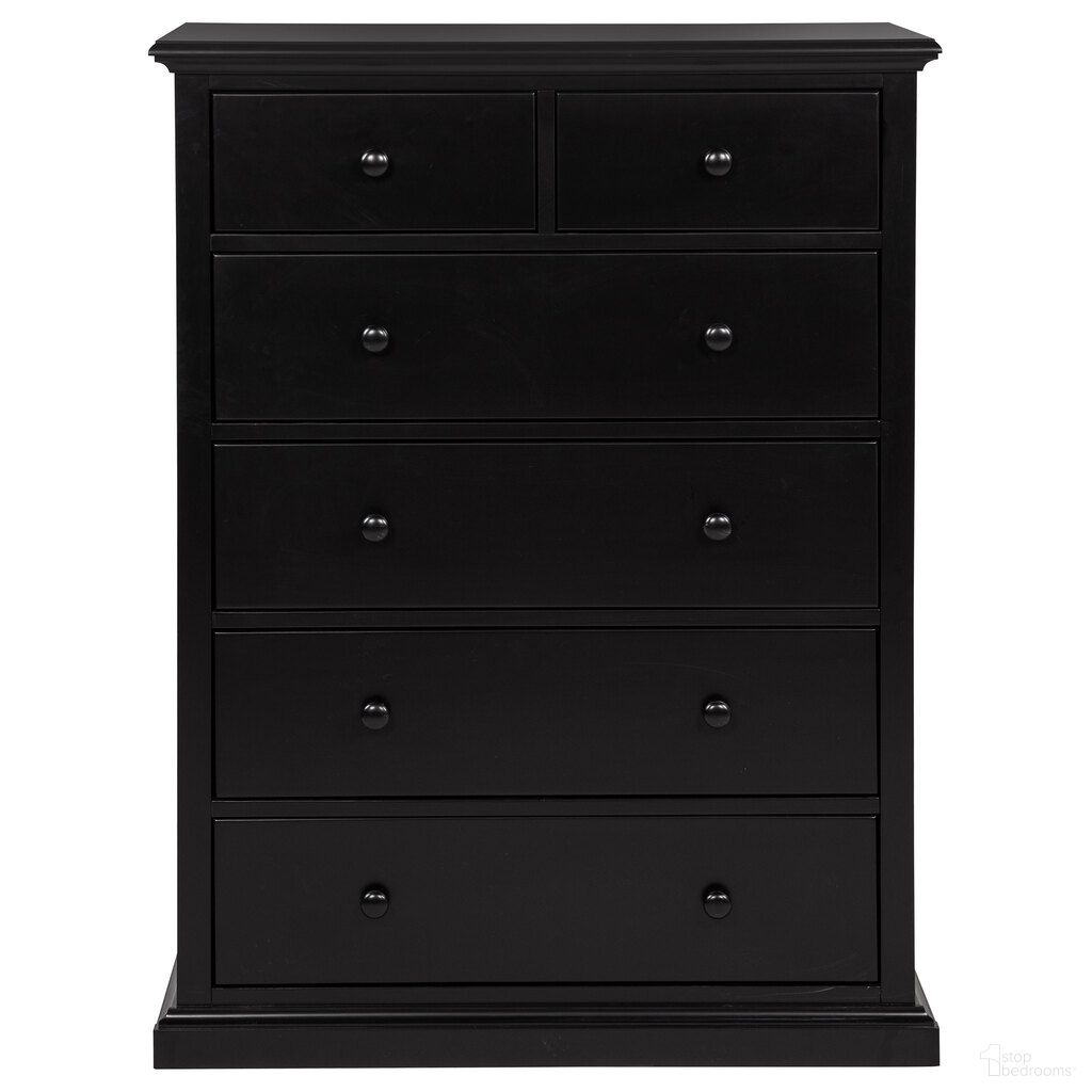 The appearance of Sumerlin 6-Drawer Bedroom Chest of Drawers In Black designed by Coaster in the transitional interior design. This black piece of furniture  was selected by 1StopBedrooms from Sumerlin Collection to add a touch of cosiness and style into your home. Sku: 460595BLK. Material: MDF.