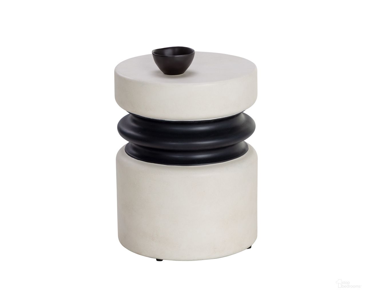 Sumie End Table In White