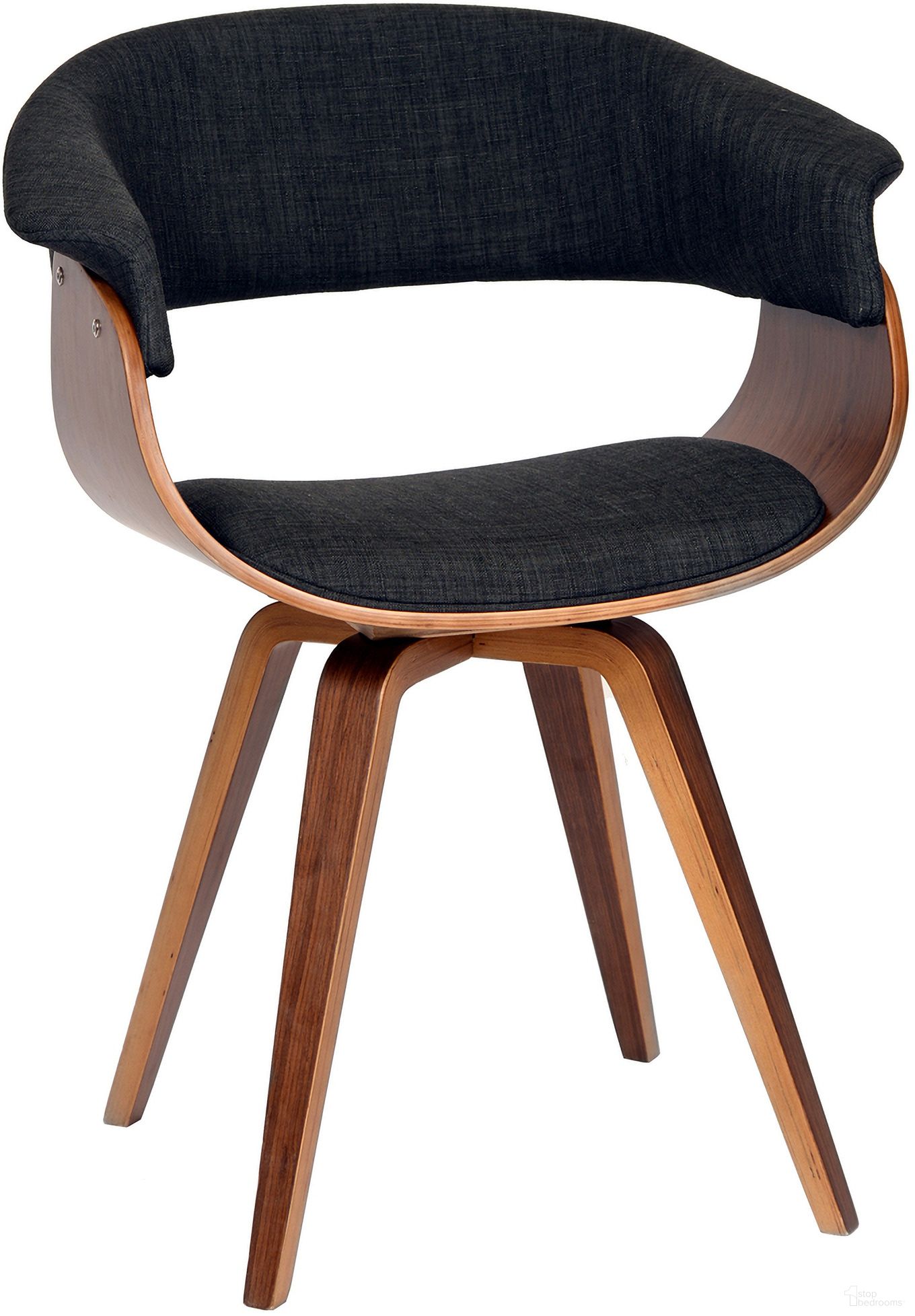 The appearance of Summer Modern Chair In Charcoal Fabric and Walnut Wood designed by Armen Living in the modern / contemporary interior design. This charcoal piece of furniture was selected by 1StopBedrooms from Summer Collection to add a touch of cosiness and style into your home. Sku: LCSUCHWACH. Material: Fabric. Chair Type: Arm Chair.