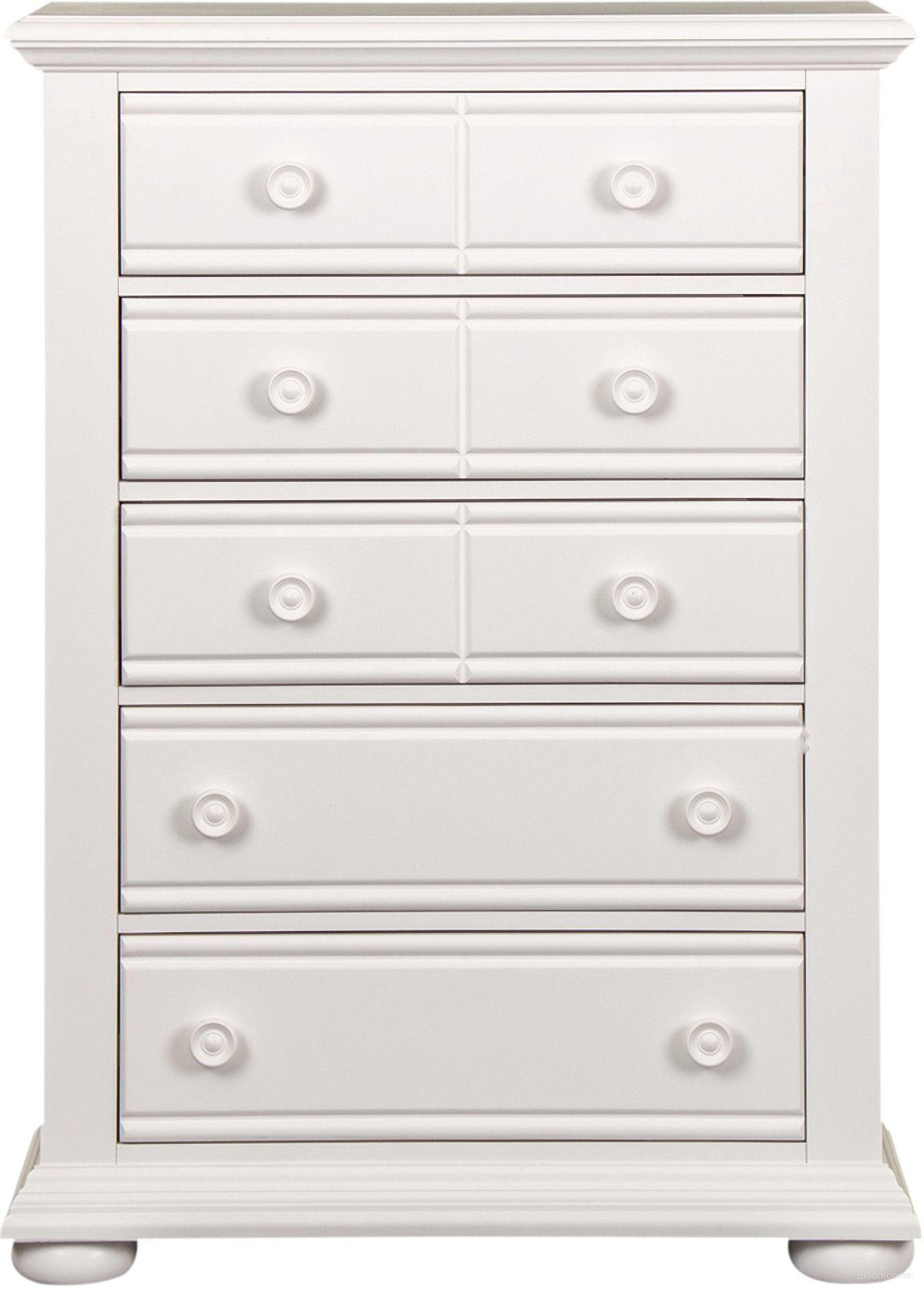 The appearance of Summer House 5 Drawer Chest In Oyster White designed by Liberty in the transitional interior design. This oyster white piece of furniture was selected by 1StopBedrooms from Summer House Collection to add a touch of cosiness and style into your home. Sku: 607-BR40. Material: Wood.
