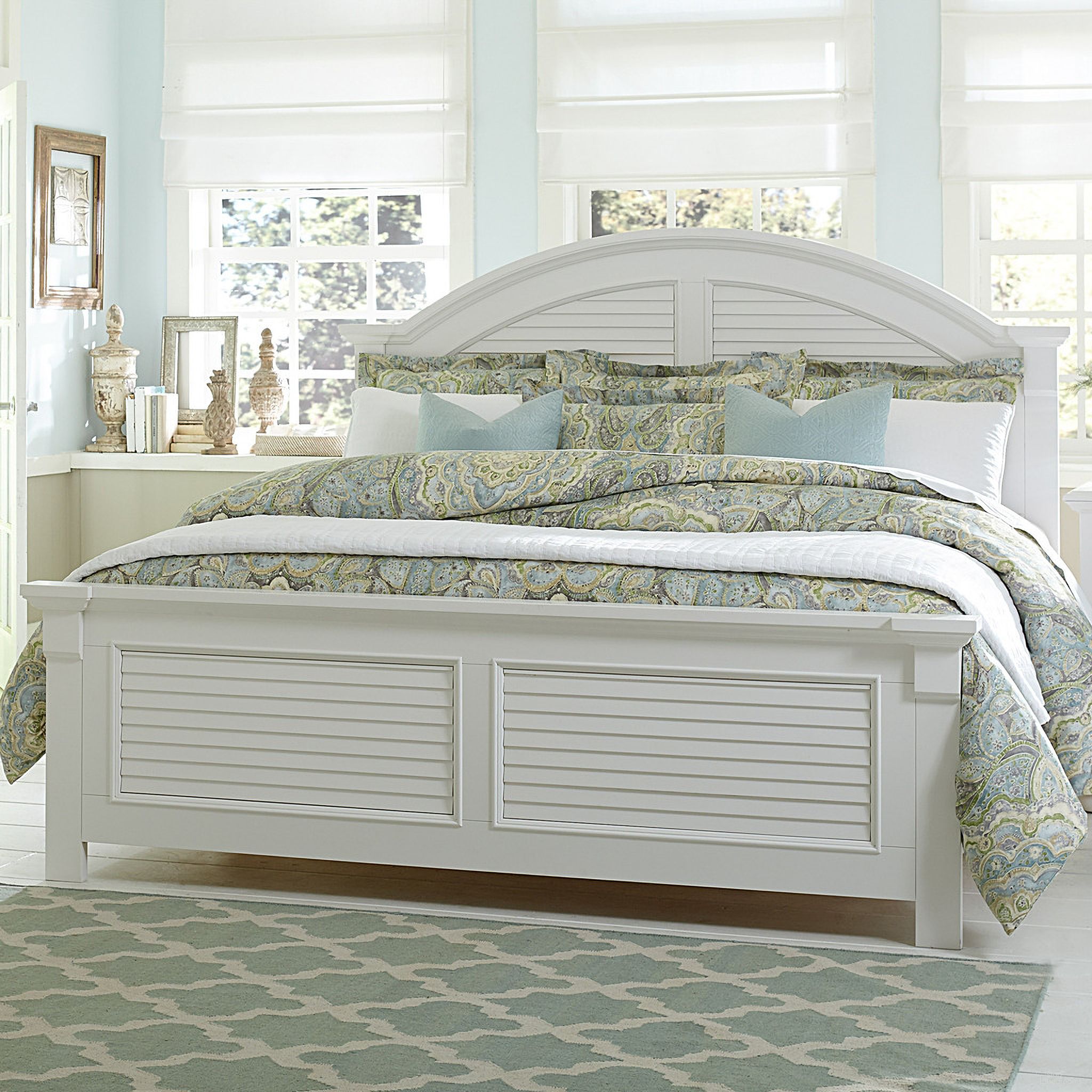 The appearance of Summer House King Panel Bed In Oyster White designed by Liberty in the modern / contemporary interior design. This oyster white piece of furniture was selected by 1StopBedrooms from Summer House Collection to add a touch of cosiness and style into your home. Sku: 607-BR15;607-BR16;607-BR90. Bed Type: Panel Bed. Material: Wood. Bed Size: King.