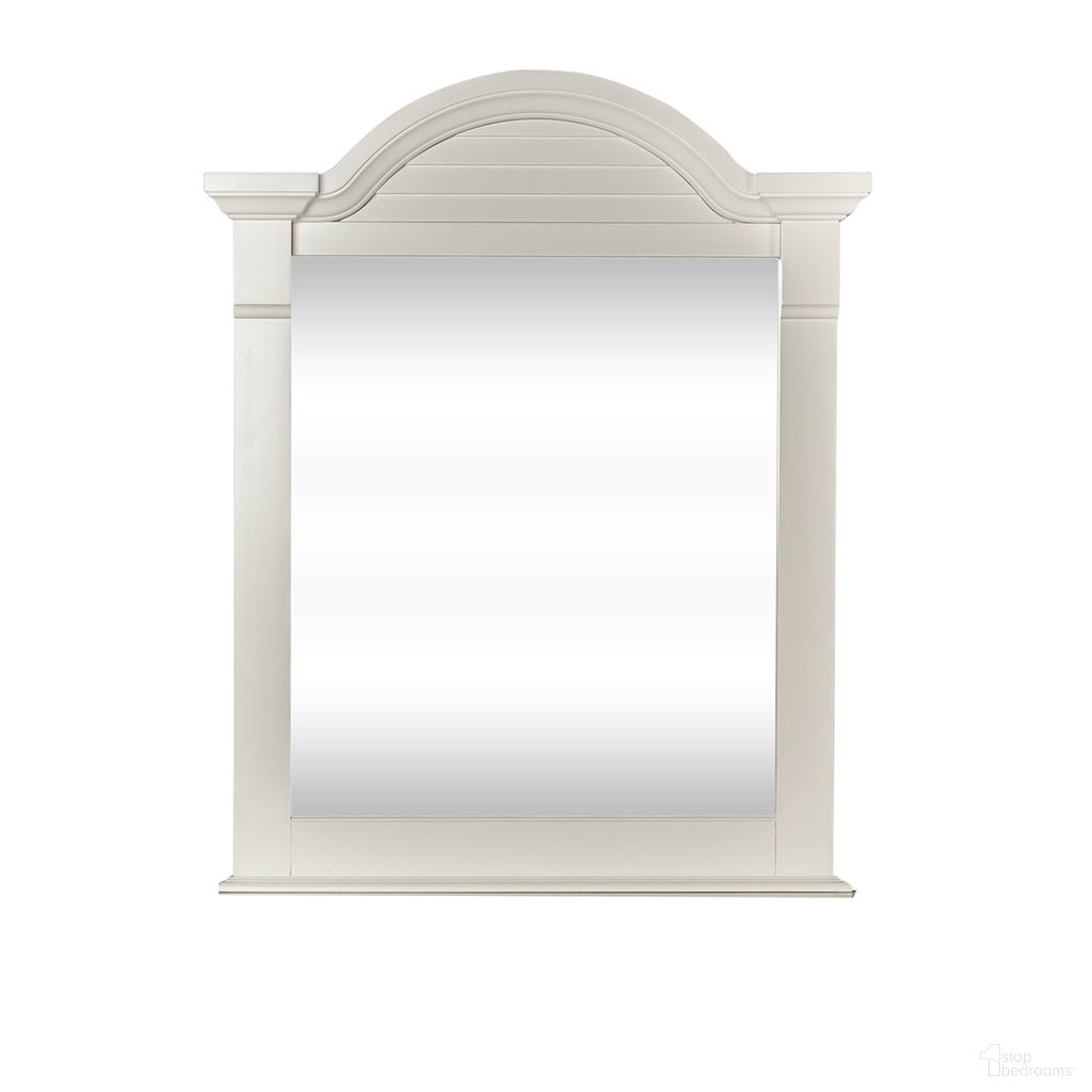 The appearance of Summer House Small Mirror In Oyster White designed by Liberty in the transitional interior design. This oyster white piece of furniture  was selected by 1StopBedrooms from Summer House Collection to add a touch of cosiness and style into your home. Sku: 607-BR50. Material: Wood.